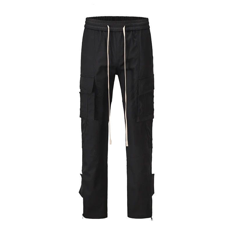 Utility tactical flared cargo pants y2k