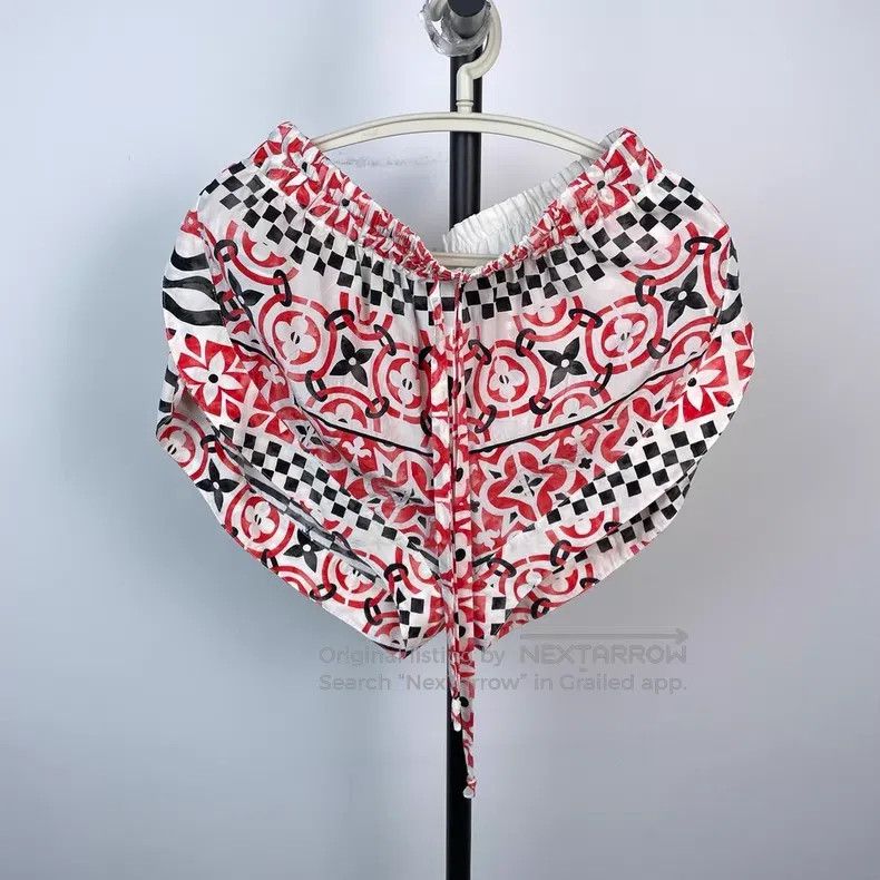 Louis Vuitton Louis Vuitton Red resort logo shorts Size US 36 / EU 52 - 8 Thumbnail