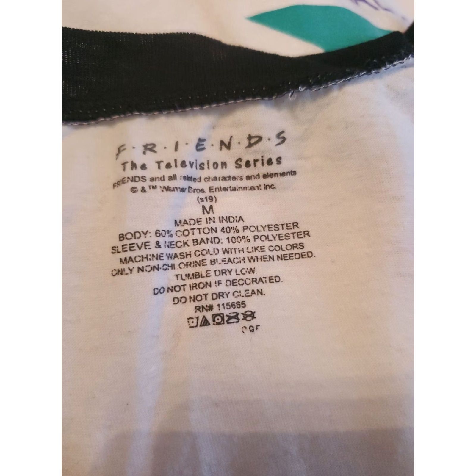 Logo 7 Friends TV Show Logo Ringer Crop Top T Shirt Size Medium Women Size M / US 6-8 / IT 42-44 - 2 Thumbnail