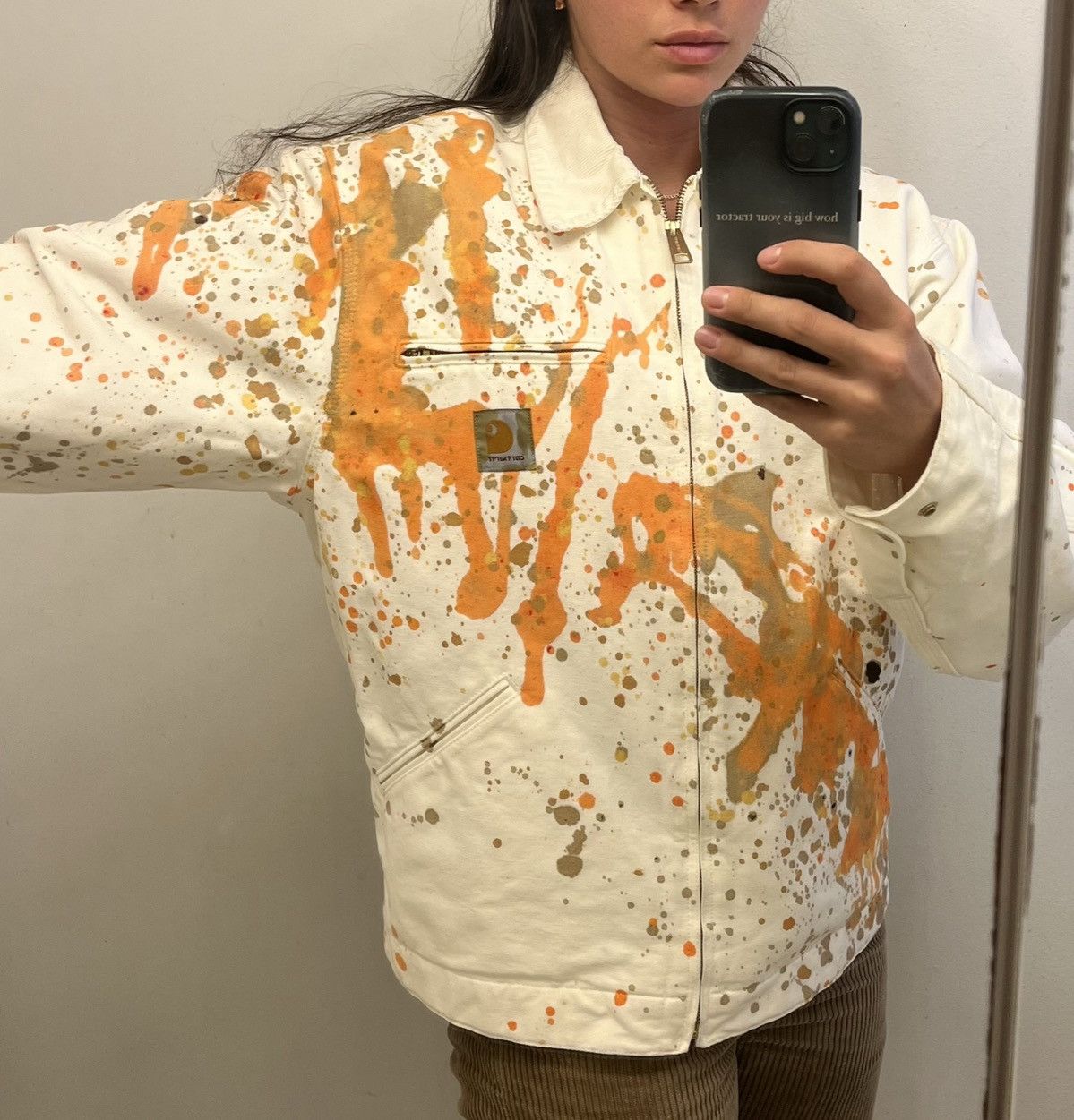 Carhartt Wip Custom carhartt jacket Size US L / EU 52-54 / 3 - 9 Thumbnail