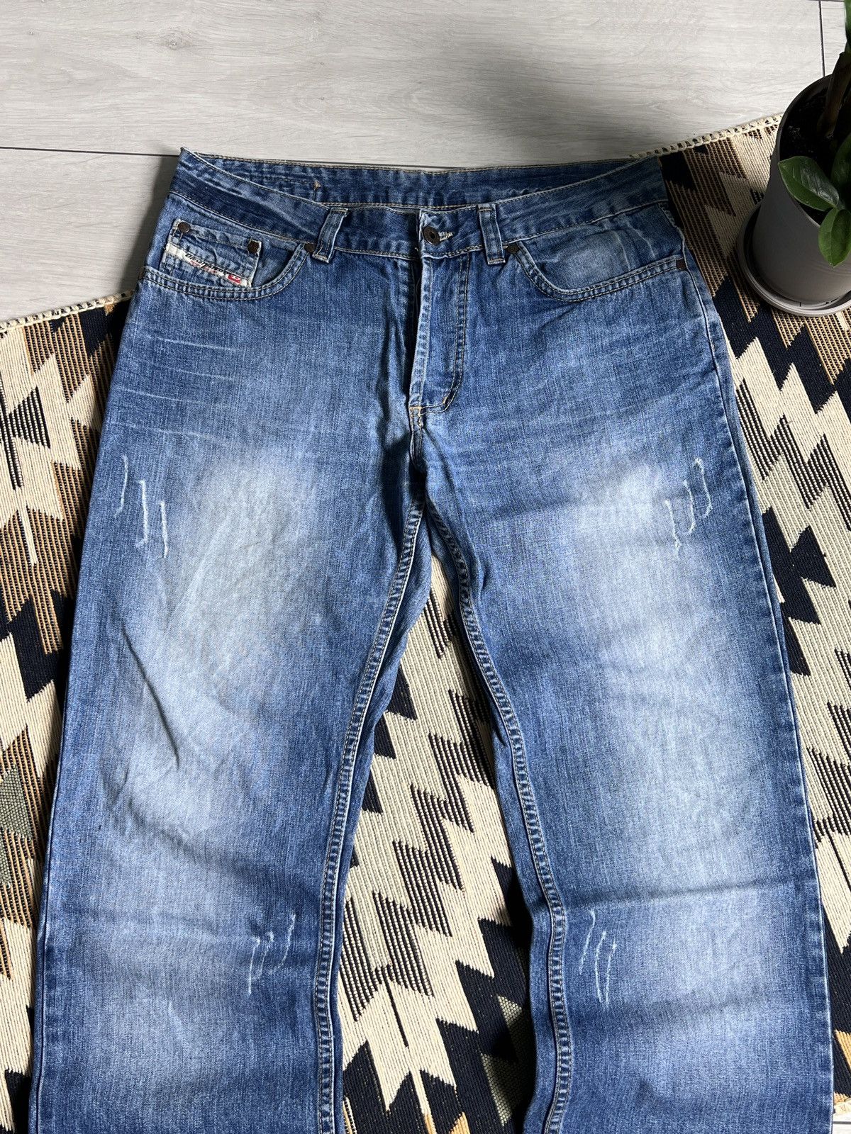 Diesel Diesel Baggy Distressed Denim Y2K Jeans Size US 32 / EU 48 - 9 Thumbnail