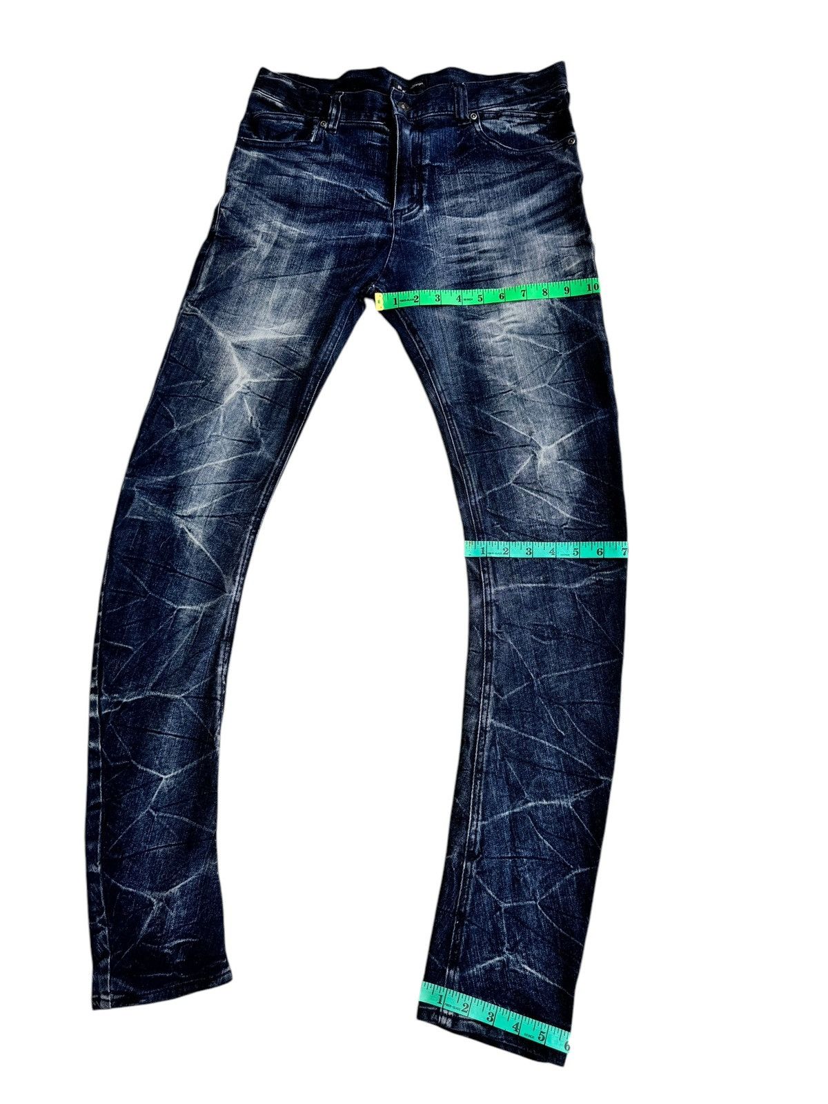 semanticdesign 🔥Vintage Japanese Brand Semantic Design Curve Leg slim Jeans Size US 31 - 11 Thumbnail