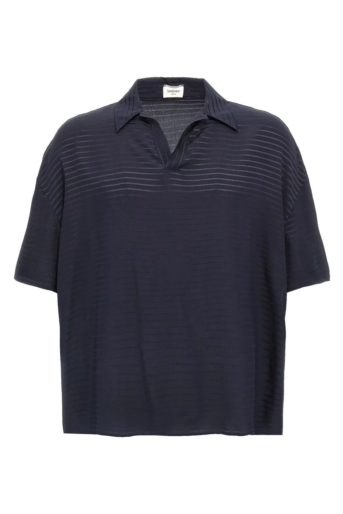 Saint Laurent Paris Silk polo shirt Size US M / EU 48-50 / 2 - 1 Thumbnail