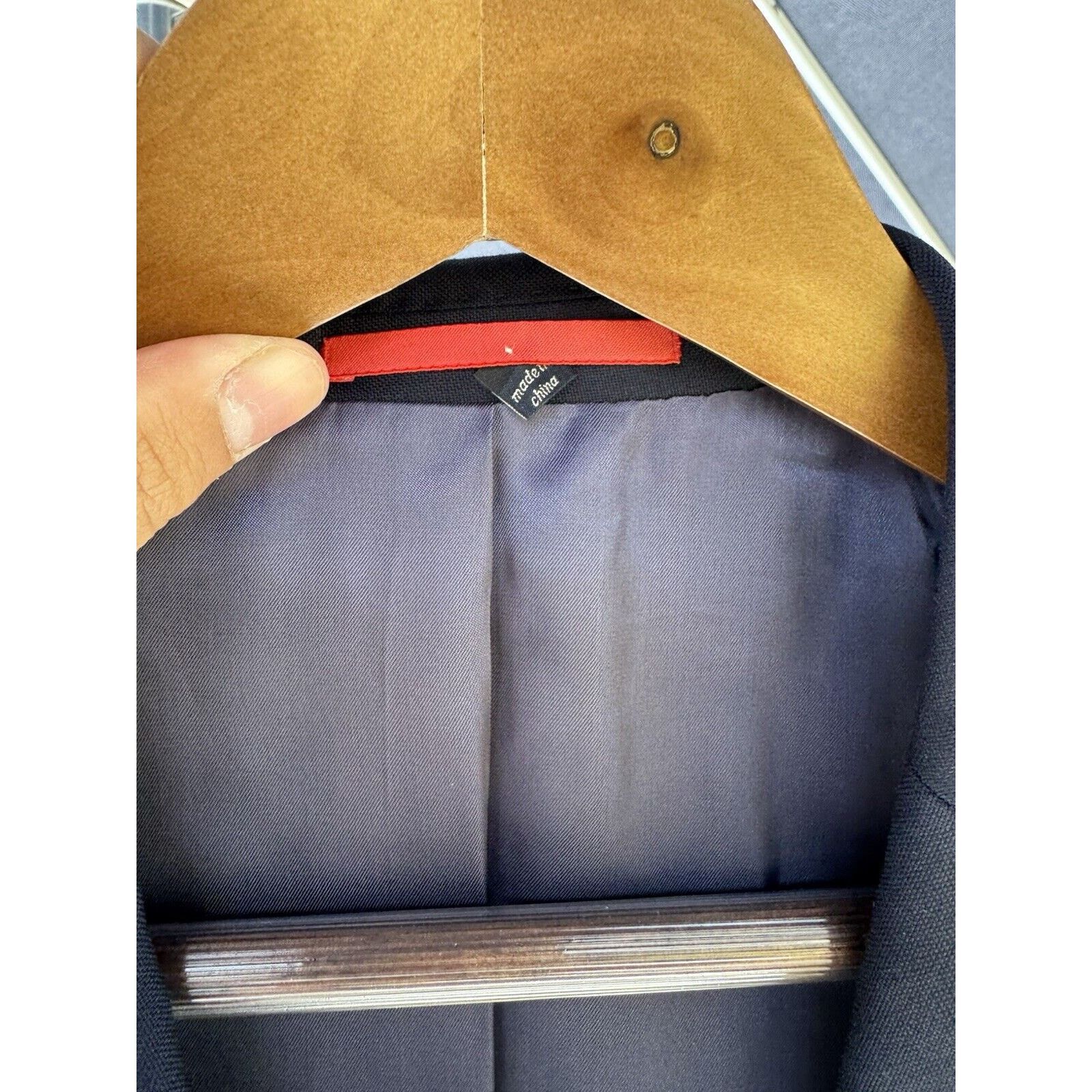 Suitsupply Suitsupply Navy Blazer 42L Men’s VBC Wool Blue Suit Jacket Size 42R - 6 Thumbnail