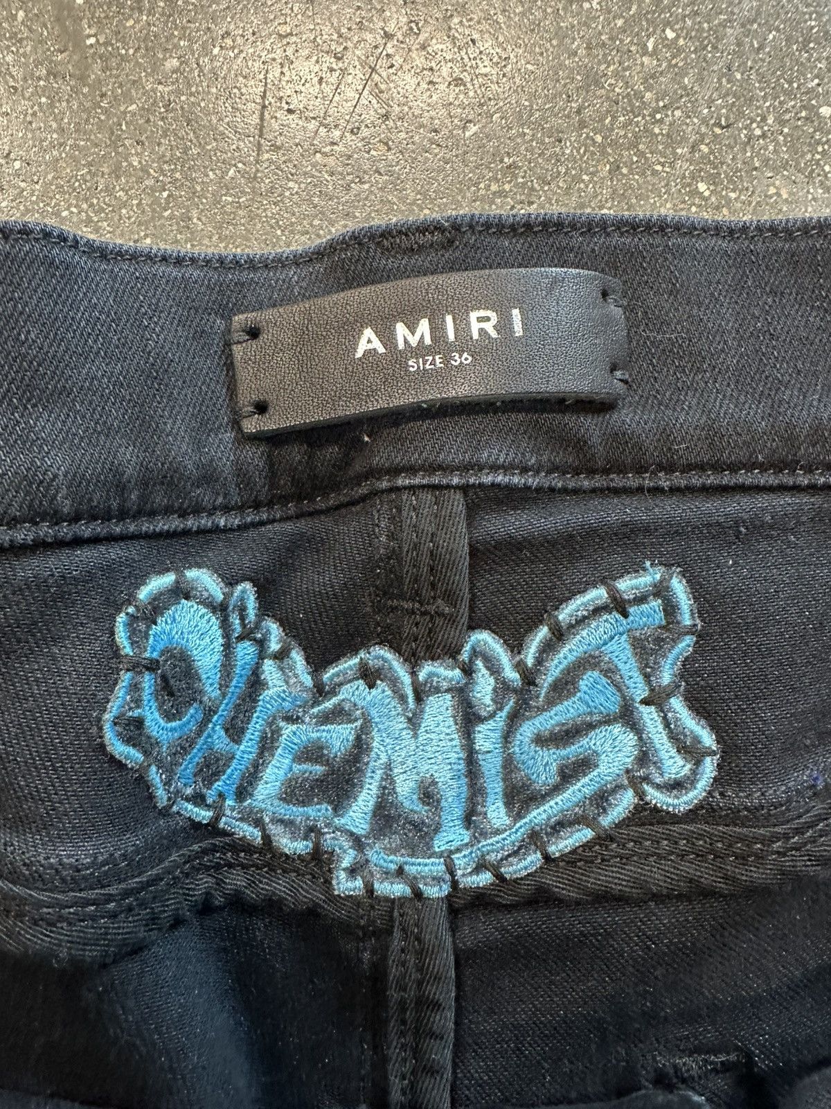 Amiri Amiri Chemist Star Patch Jeans Black Blue Size US 36 / EU 52 - 3 Thumbnail
