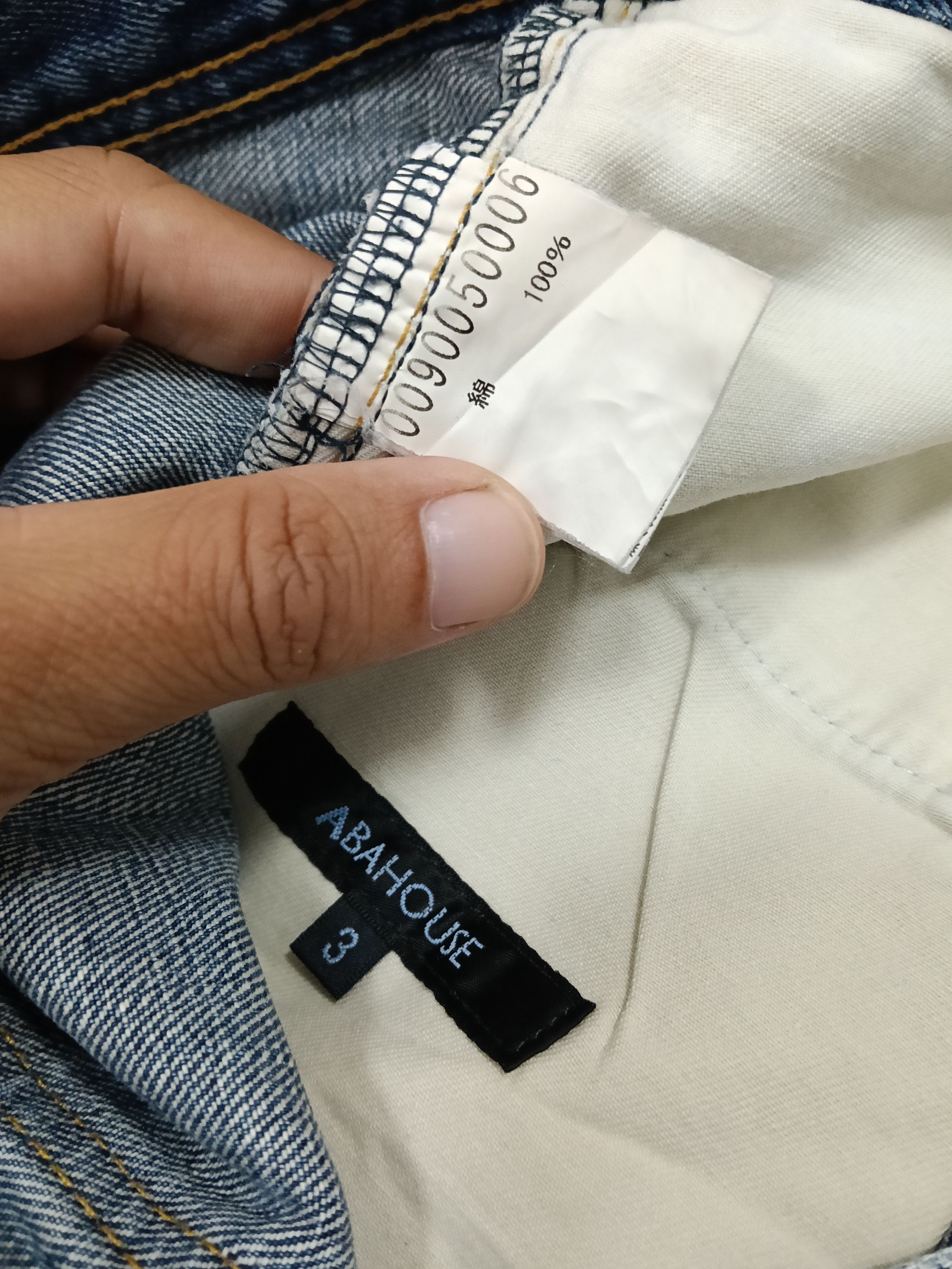 Japanese Brand 💥(32) Japanese Abahouse Jeans Selvedge 💥 Size US 32 / EU 48 - 10 Thumbnail