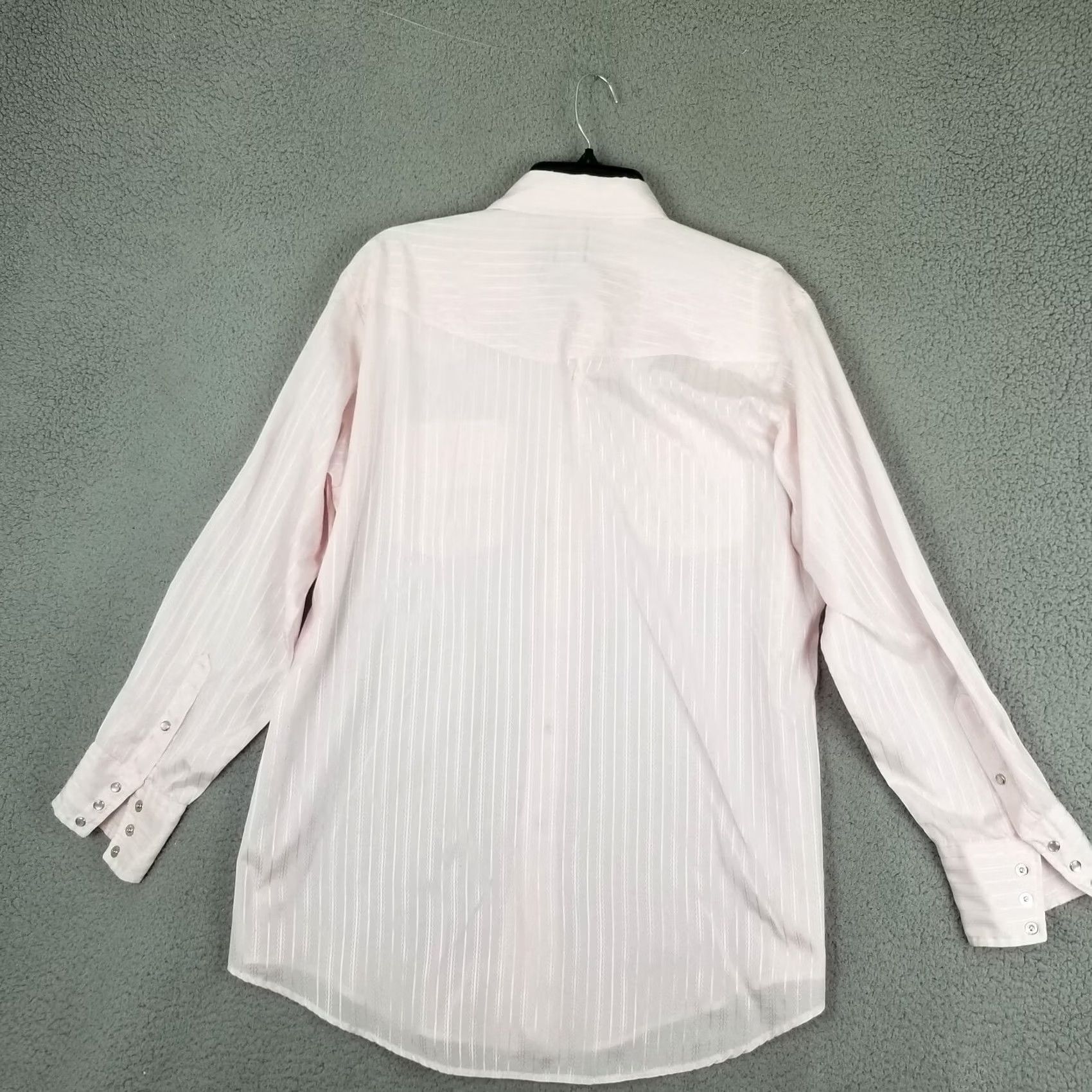 Armani Vintage Karman Pink Rockabilly Western Shirt L Adult Large Shiny Aztec Stripes Size US L / EU 52-54 / 3 - 6 Thumbnail