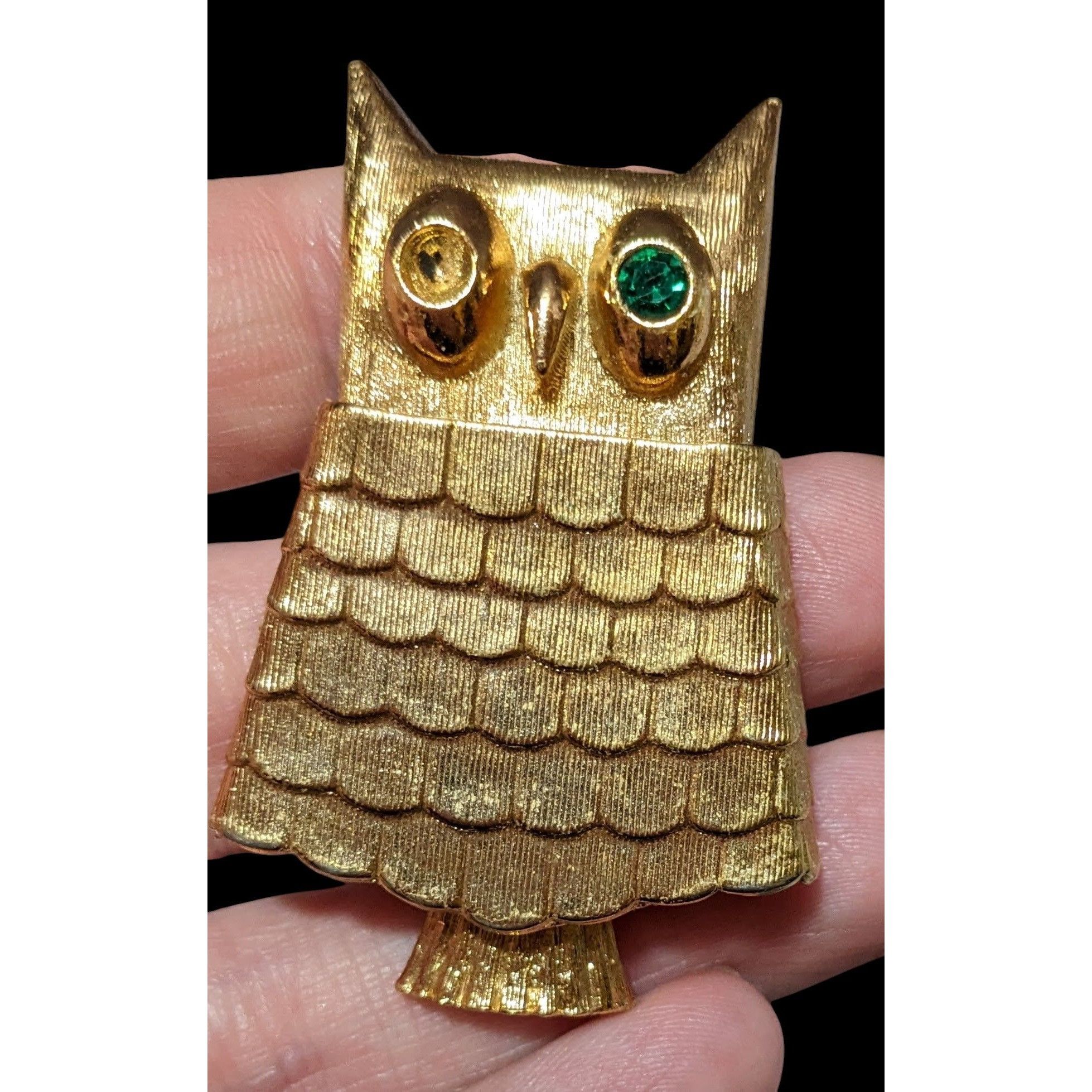Other Vintage Avon Owl Gold Tone Solid Perfume Holder Size ONE SIZE - 3 Thumbnail