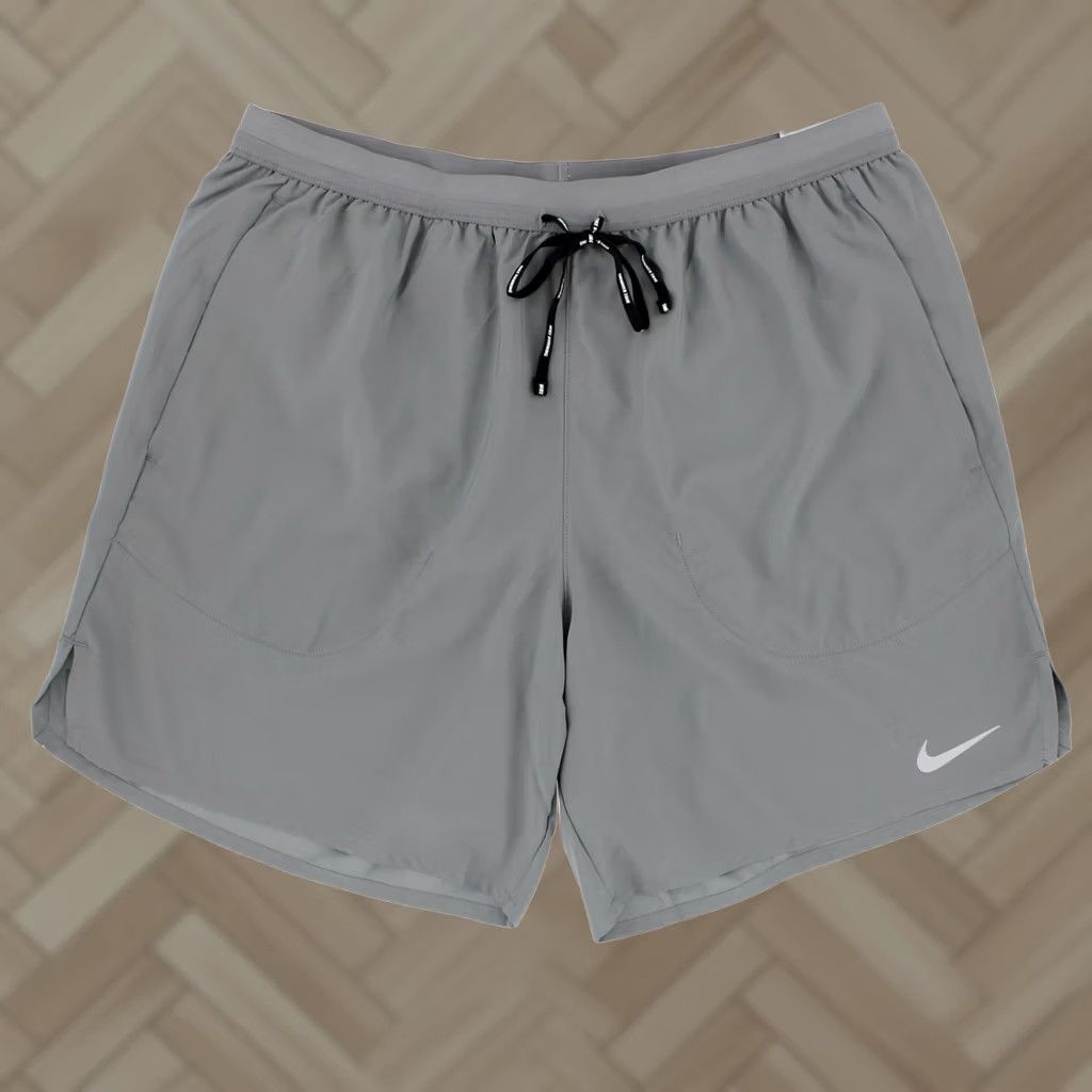 Nike Nike Mens Running Shorts Dri-Fit Pockets Large Grey CJ5459 Size US 33 - 1 Thumbnail