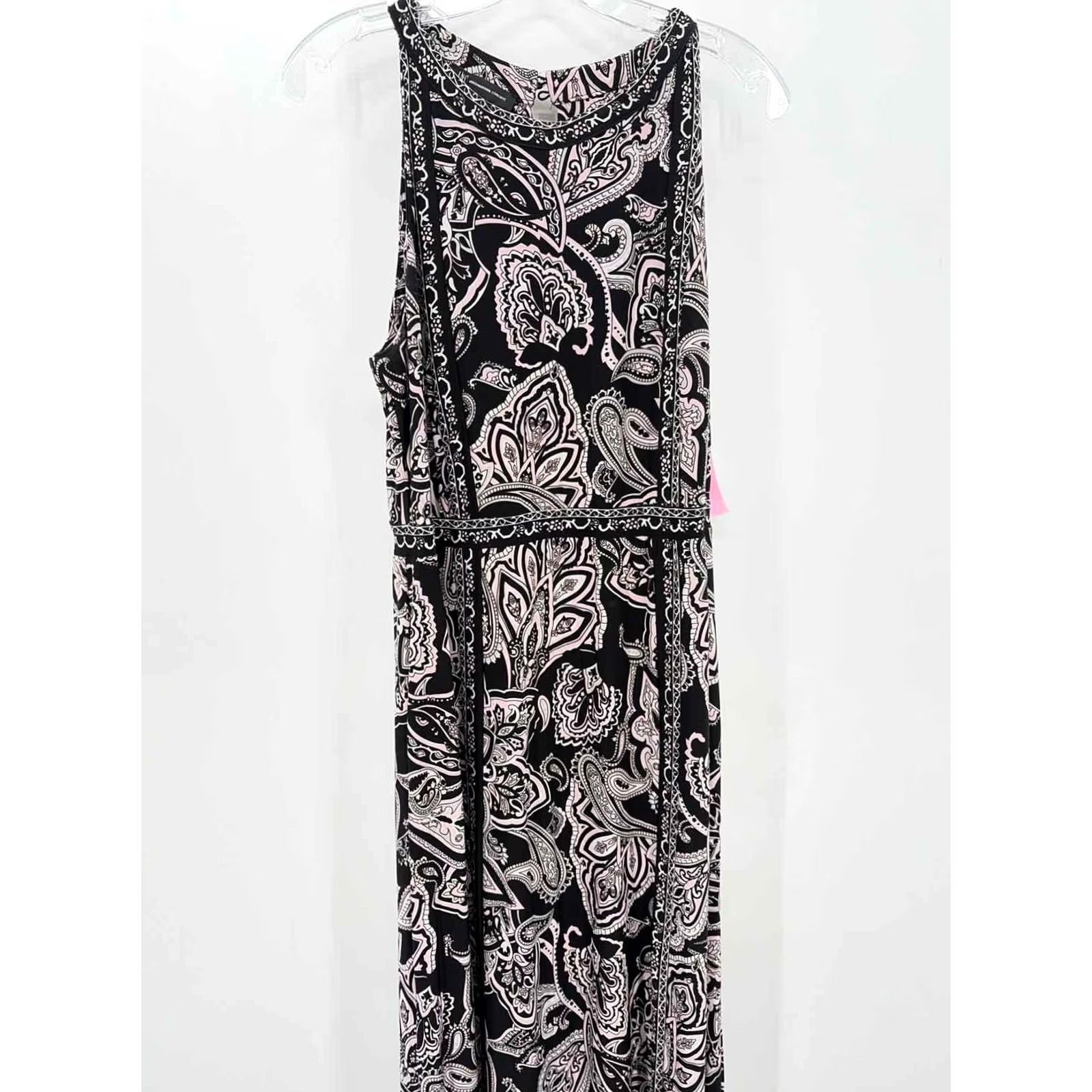 Incu Pre-Owned INC Black Size Large Maxi Sleeveless Dress Size L / US 10 / IT 46 - 2 Thumbnail