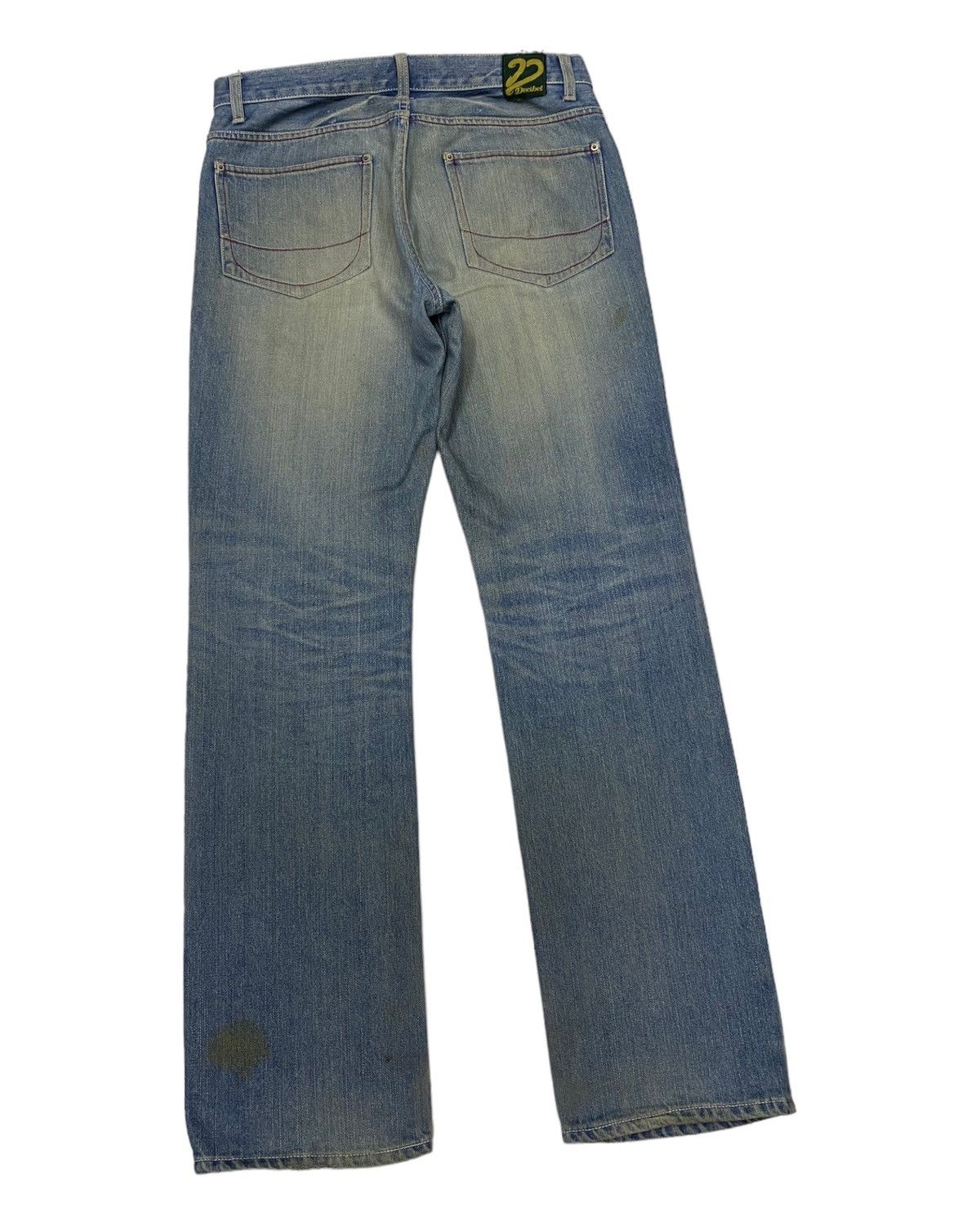 If Six Was Nine × Japanese Brand × Le Grande Bleu (L.G.B.) 🔥DISTRESSED DENIM RUSTY DECIBEL DENIM JEANS Size US 32 / EU 48 - 4 Thumbnail