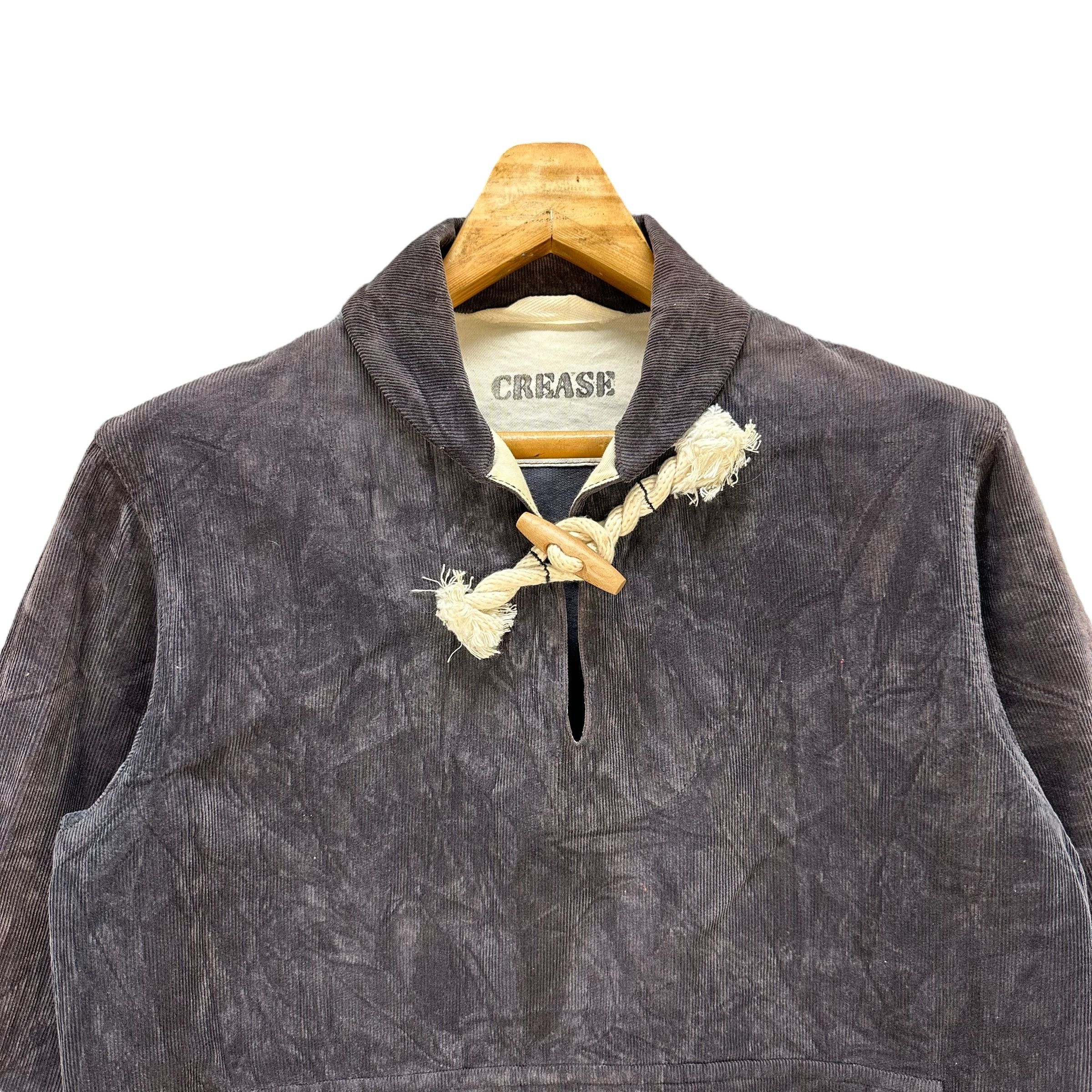 Japan Rags CREASE Made in Japan Corduroy Pullover Jacket #A42-0968 Size US M / EU 48-50 / 2 - 2 Thumbnail