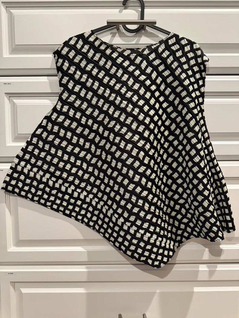 Issey Miyake Issey Miyake size:5 Out-of-print black and white checkered Size M / US 6-8 / IT 42-44 - 2 Thumbnail