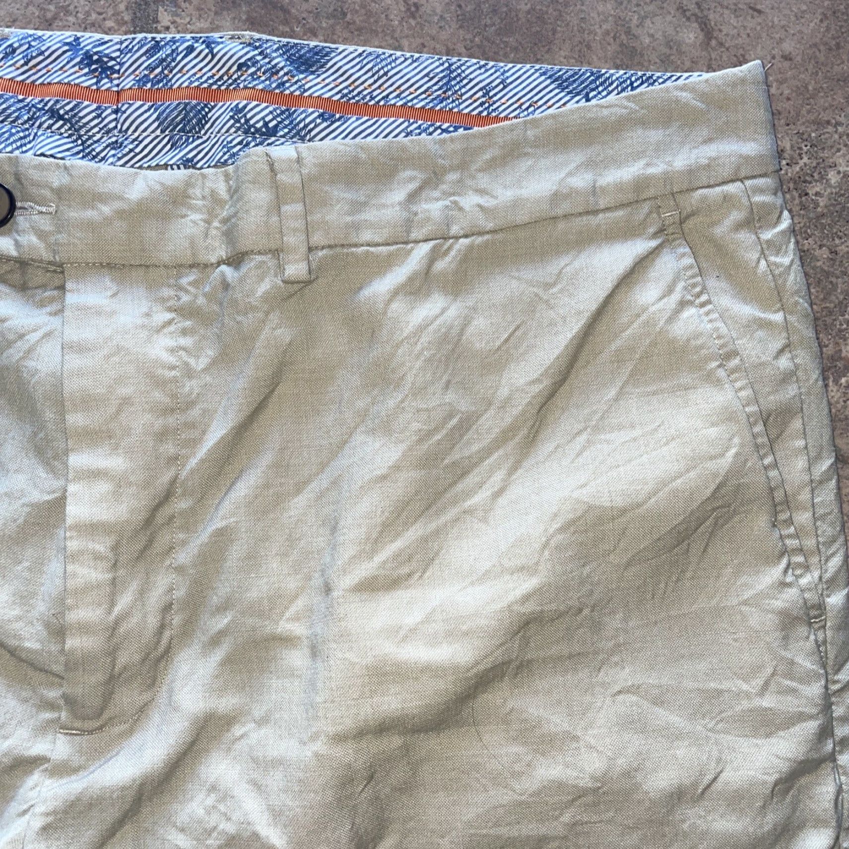 Tommy Bahama Tommy Bahama Wool Pants Men Beige 38x30 Casual Chino Lightweight breathable Wool Men’s Size 38 Inseam 30 Size US 38 / EU 54 - 2 Thumbnail