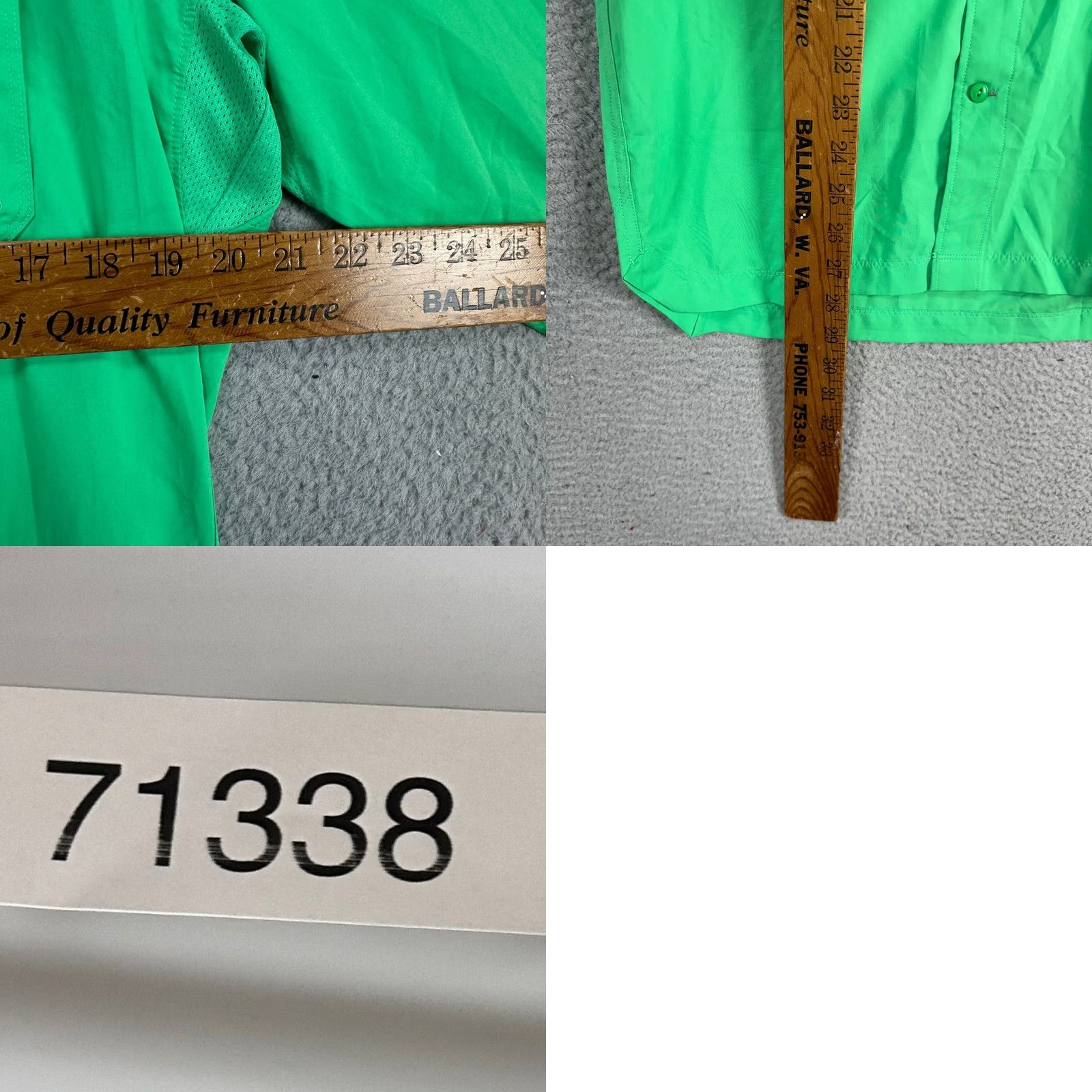 Under Armour Under Armour Tide Chaser Mens Fishing Shirt Small Green Button Up Pocket Logo Shirt Size US S / EU 44-46 / 1 - 8 Thumbnail
