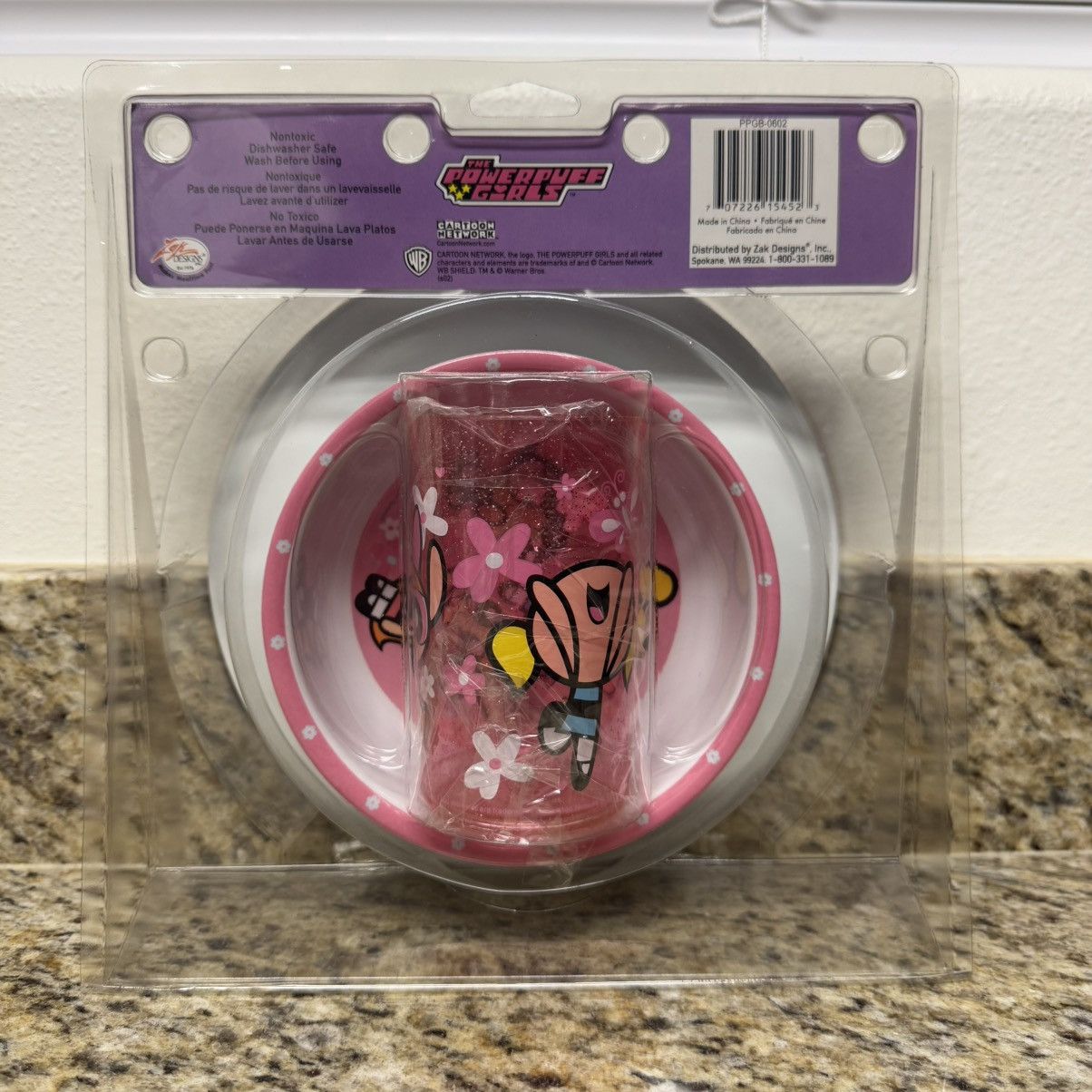 Cartoon Network × Vintage The PowerPuff Girls 3-Piece Dinnerware Set Plate Bowl Cup Size ONE SIZE - 2 Thumbnail