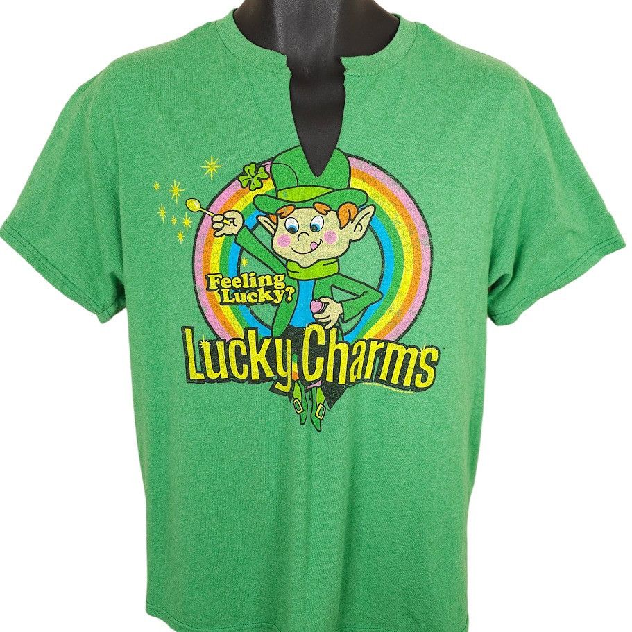 Delta Lucky Charms T Shirt Mens Size Medium Green Feeling Lucky Size US M / EU 48-50 / 2 - 1 Thumbnail