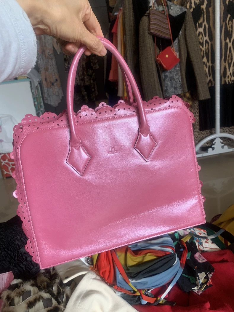 Vivienne Westwood Vivienne Westwood Pink Satchel Handbag Size ONE SIZE - 1 Thumbnail
