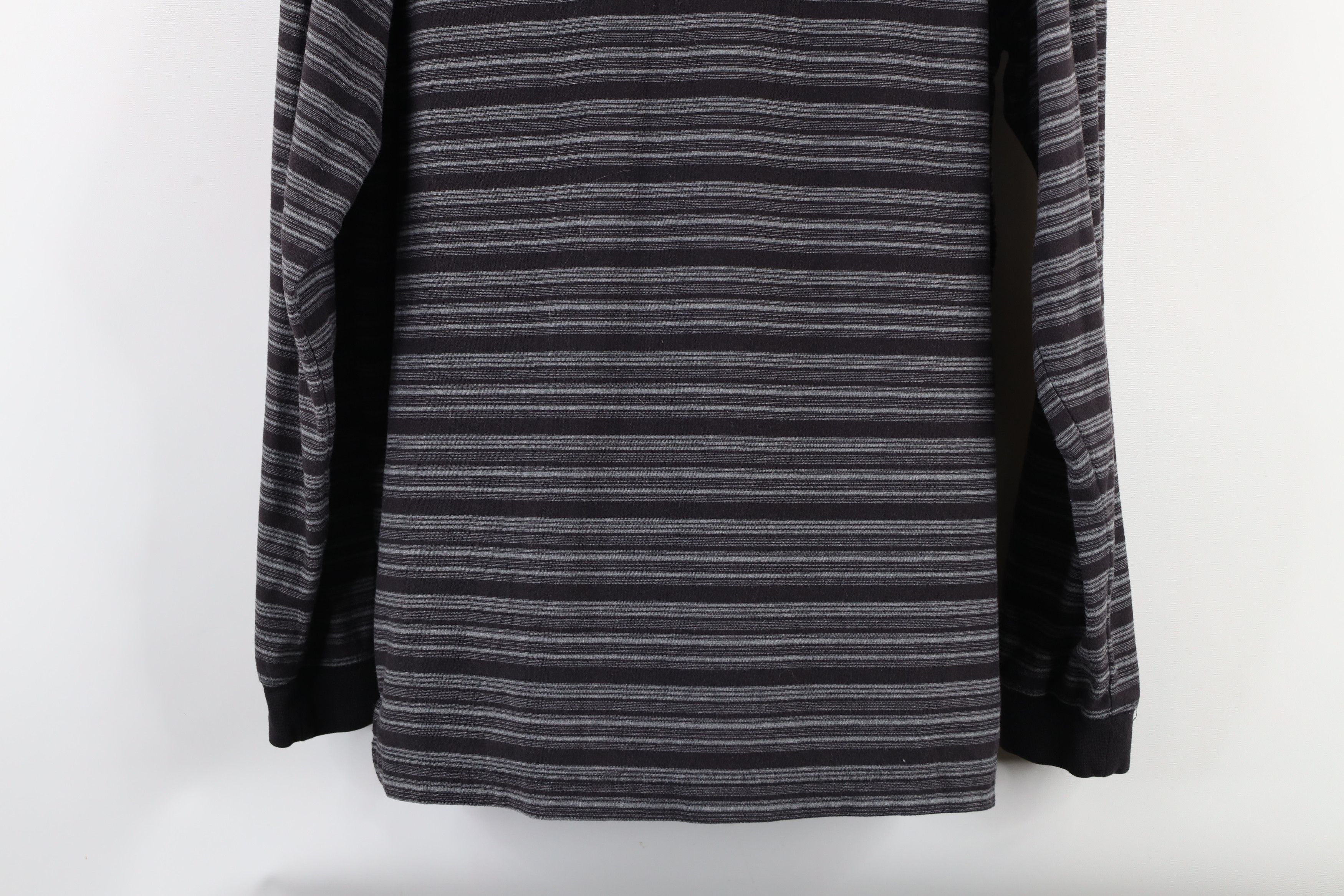 Vintage Vintage 90s Streetwear Striped Knit Long Sleeve Rugby Polo Size US M / EU 48-50 / 2 - 9 Thumbnail