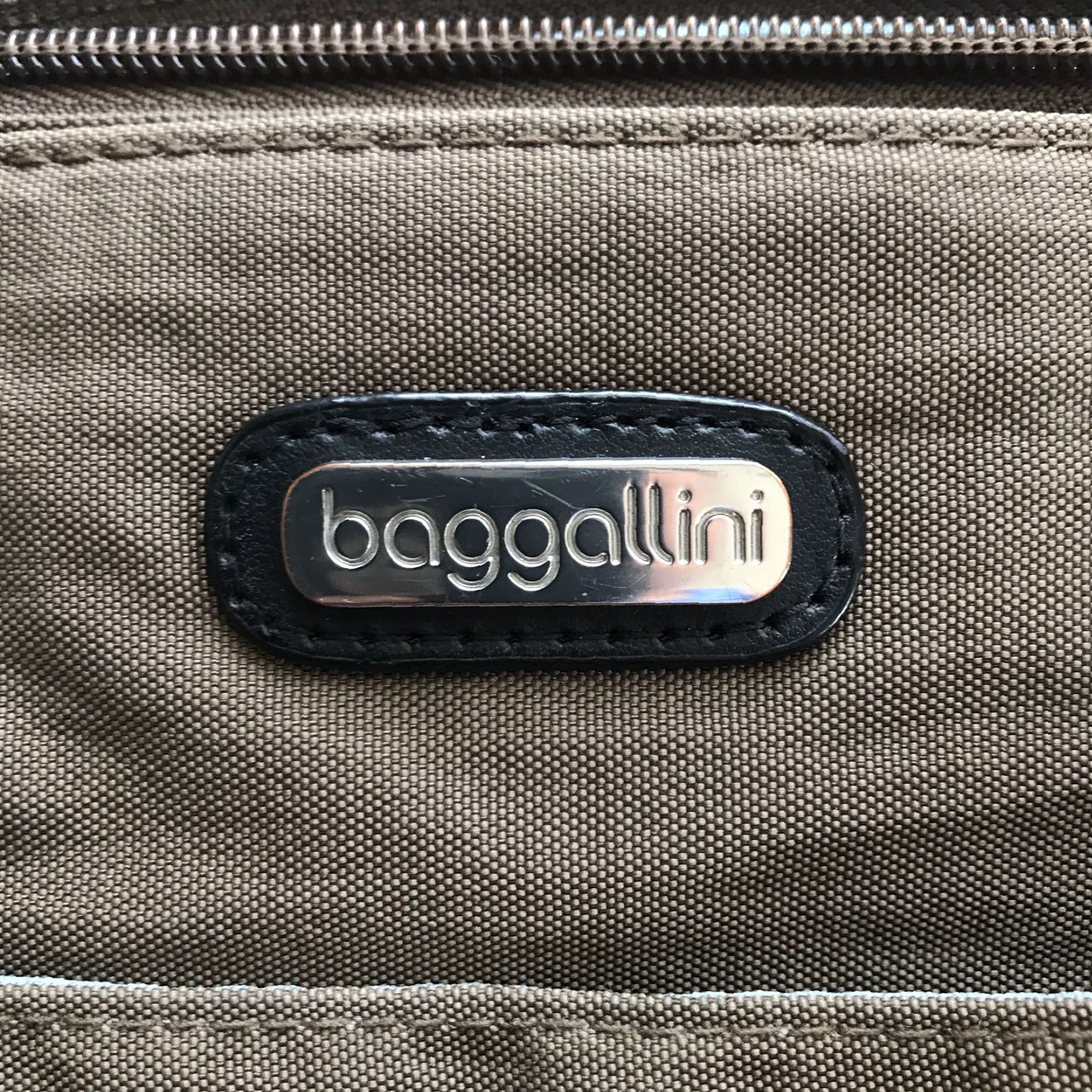 Vintage Baggillini Purse Large Shoulder Bag Brown Multi Pocket Organizer Double Handle Women’s Size ONE SIZE - 6 Thumbnail