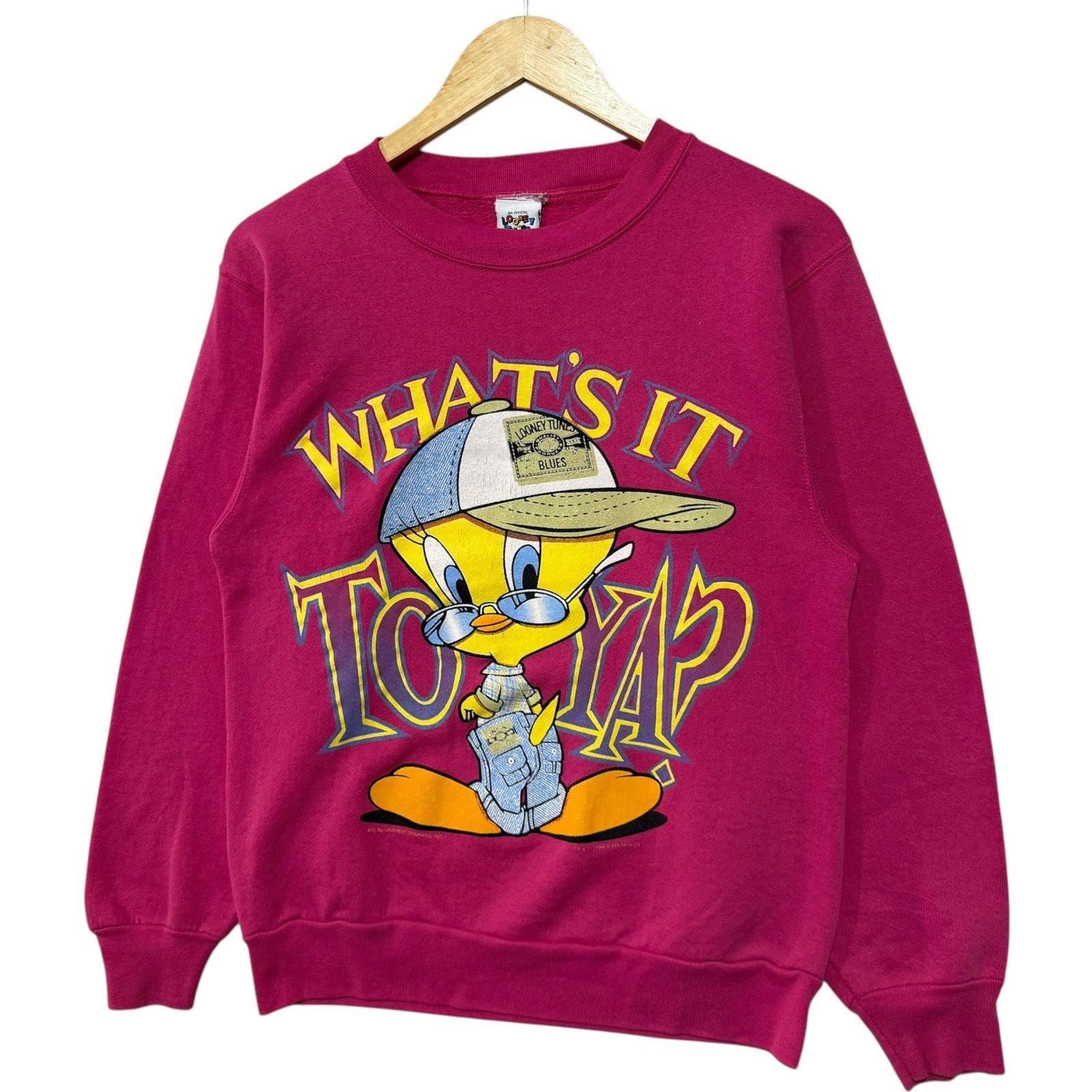 Vintage Vintage Tweety Bird "What's It To Ya?" Crewneck S/M Size US S / EU 44-46 / 1 - 3 Thumbnail