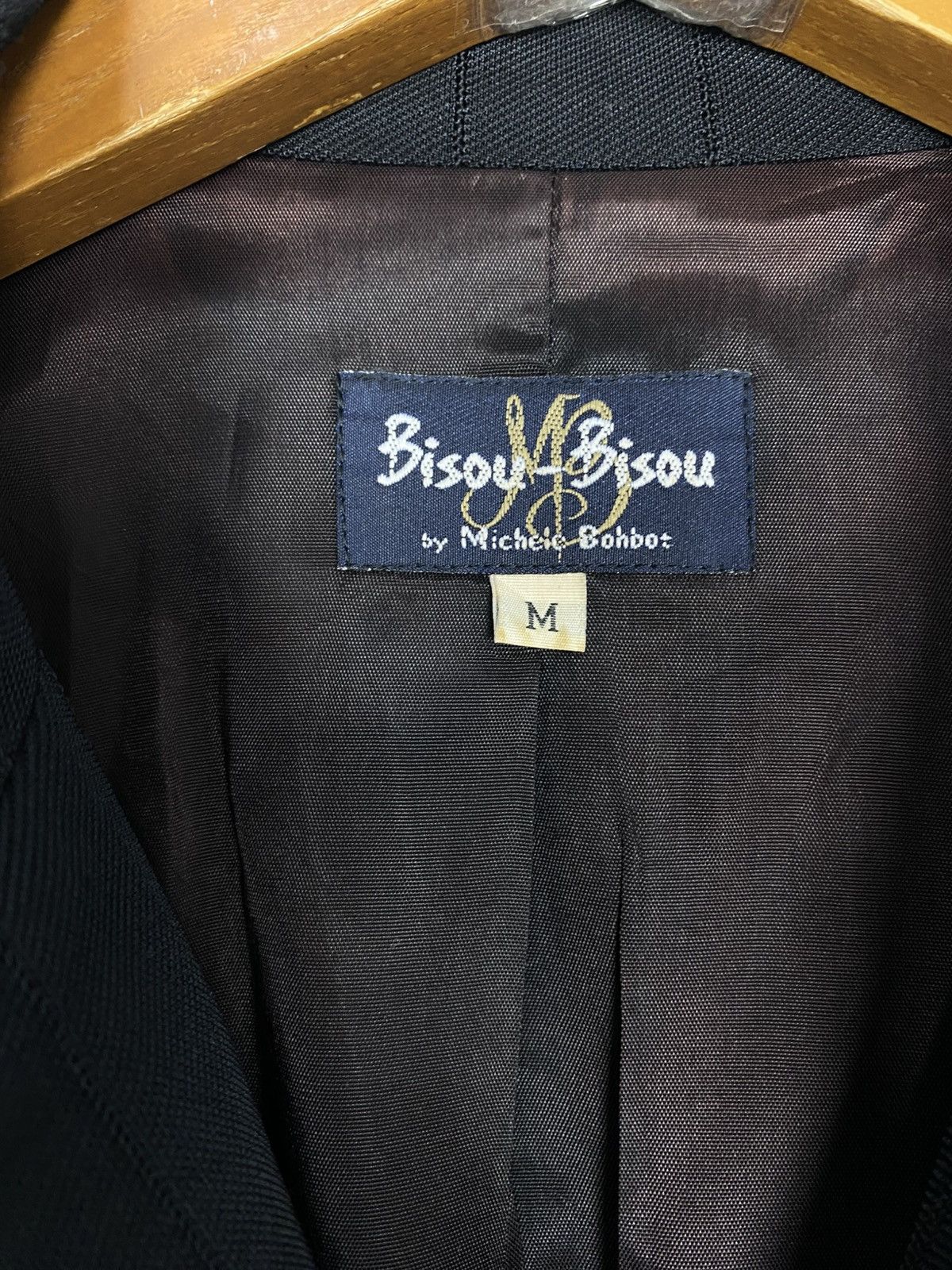 Vintage Rare‼️ Vtg Bisou Bisou by Michele Bohbot Lined Blazer Usa Size M / US 6-8 / IT 42-44 - 5 Thumbnail