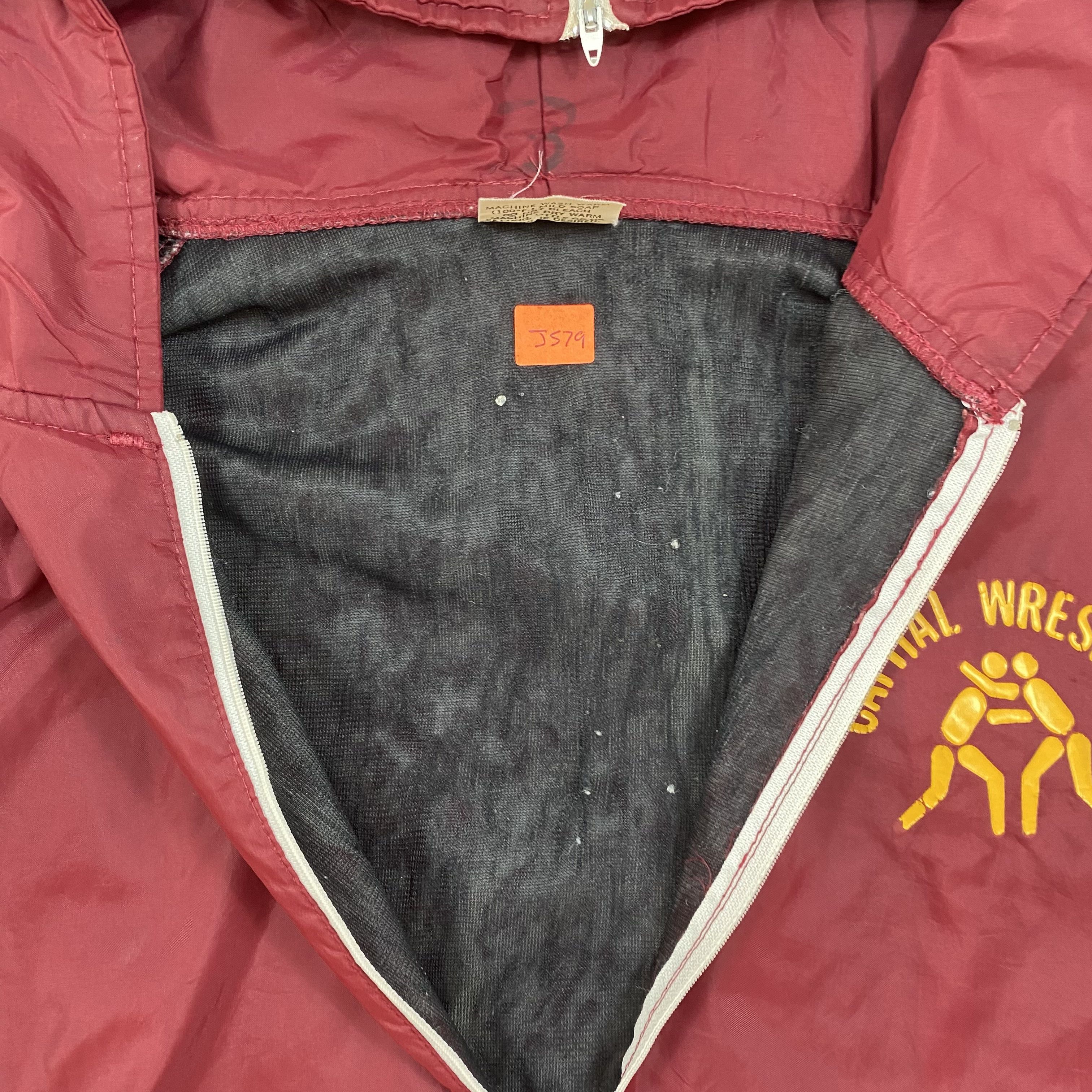Japanese Brand VTG 70s Betlin Capital Wrestling Cougs Hooded Windbreak-J579 Size US XL / EU 56 / 4 - 3 Thumbnail