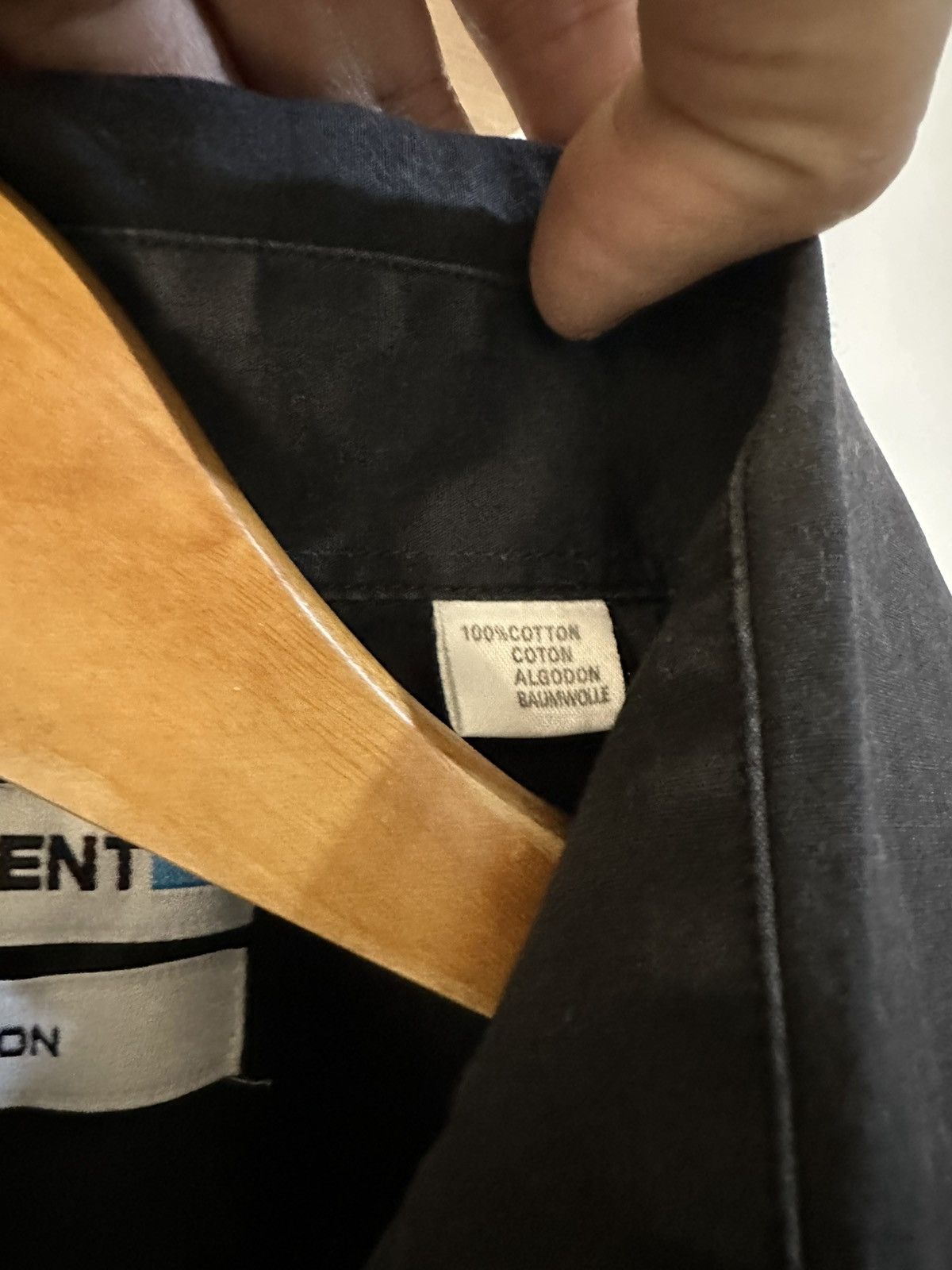 Saint Laurent Paris Saint Laurent Paris Poplin Black Shirt Size US M / EU 48-50 / 2 - 4 Thumbnail