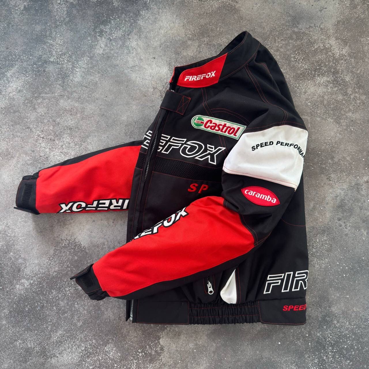 F1 Style Vintage Y2K Motorcycle Racing Jacket