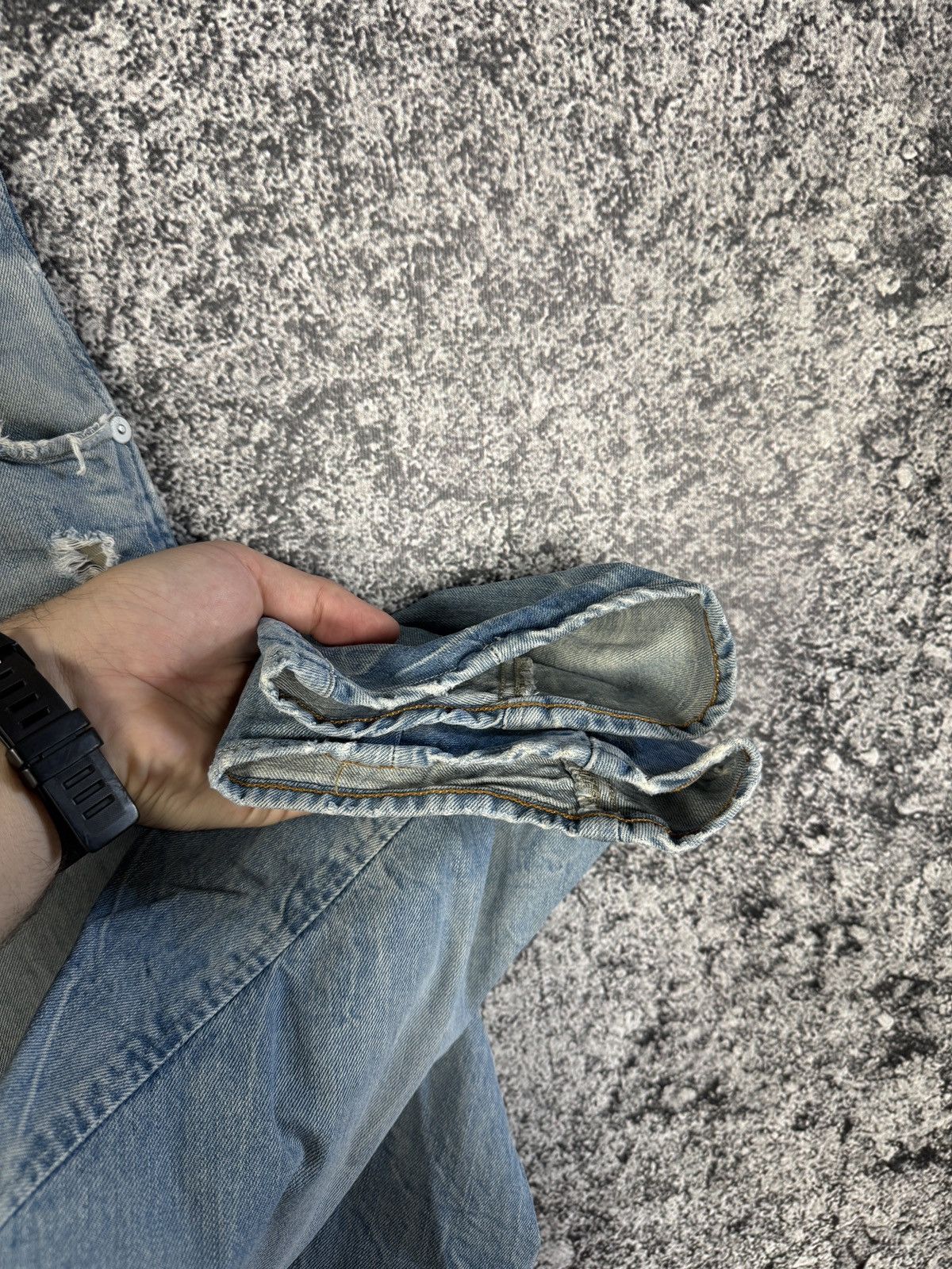 G-Star G-Star RAW Arc 3D Loose Tapered Jeans Distressed Italy Sz 30 Size US 30 / EU 46 - 8 Thumbnail