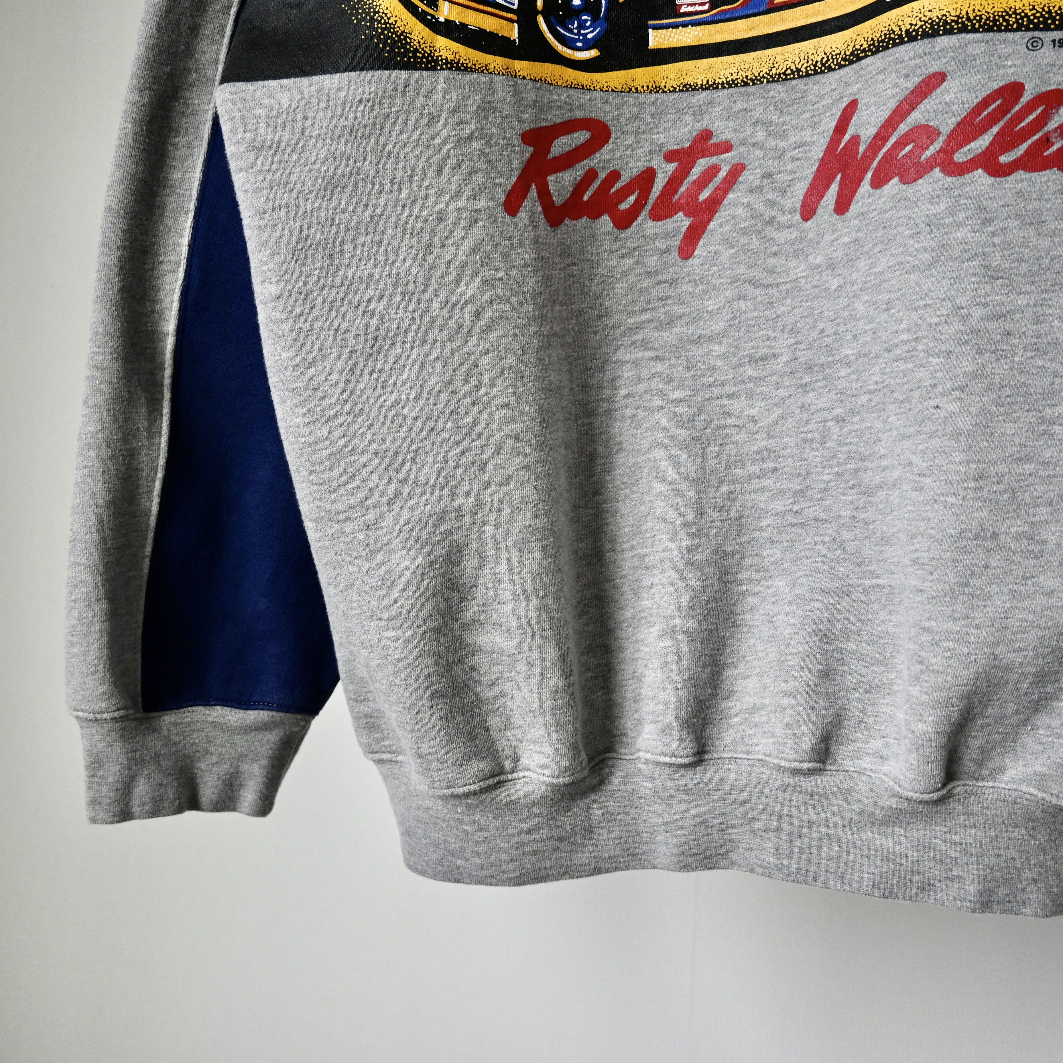 Vintage VTG 1996 Rusty Wallace x miller beer official sweatshirt Size US XL / EU 56 / 4 - 7 Thumbnail