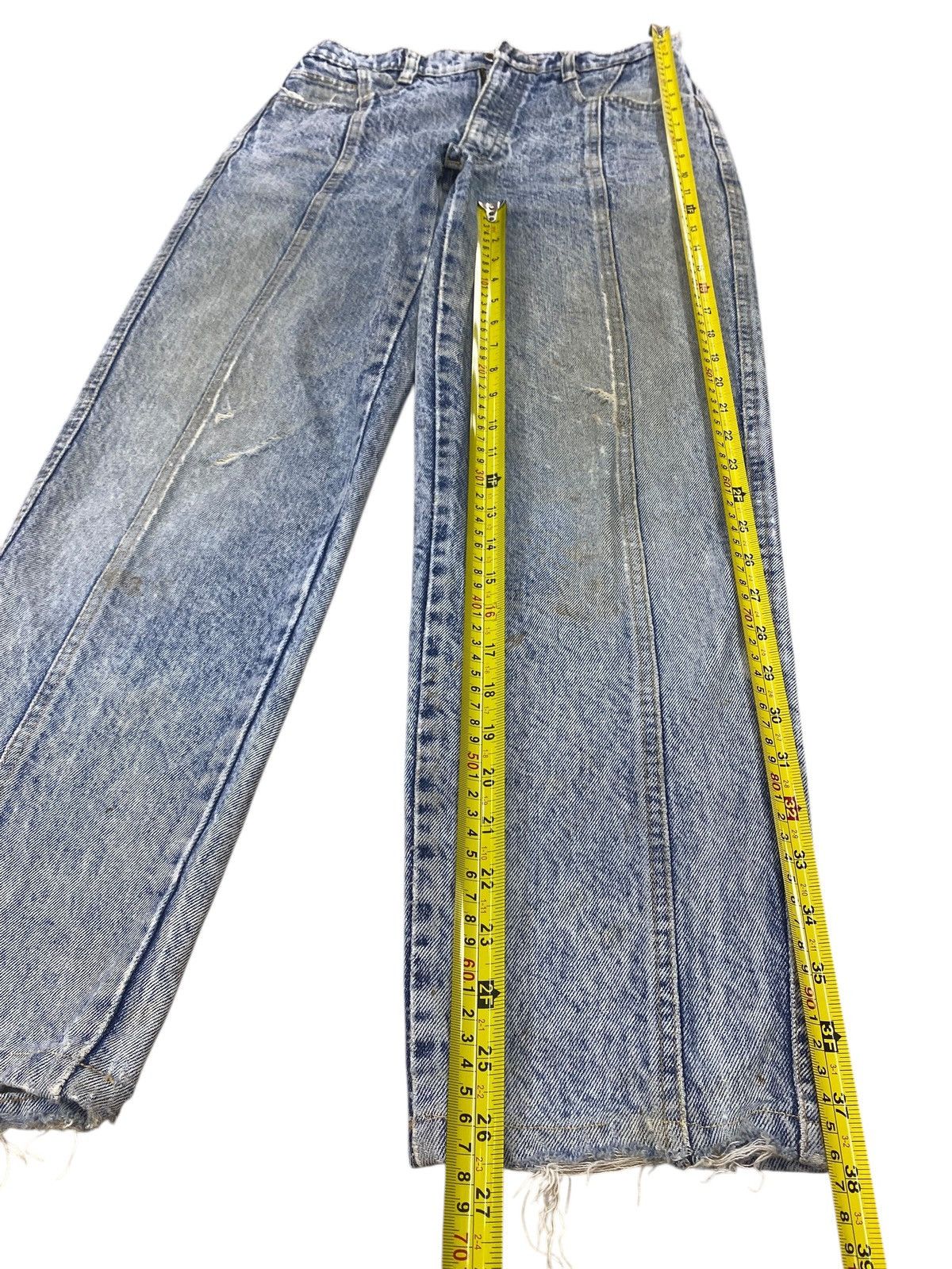Japanese Brand Japanese Brand Blue Acid Wash Style Arrow Line Jeans Size US 28 / EU 44 - 7 Thumbnail