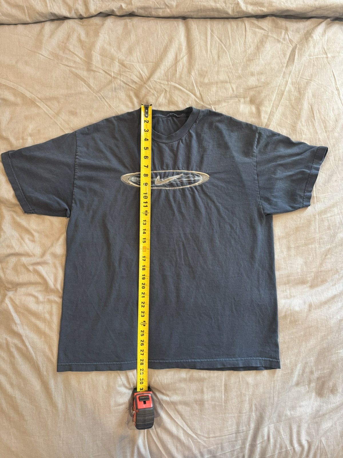 Nike Vintage 90s Nike Y2K Navy Blue Lightning swoosh logo Size US M / EU 48-50 / 2 - 6 Thumbnail