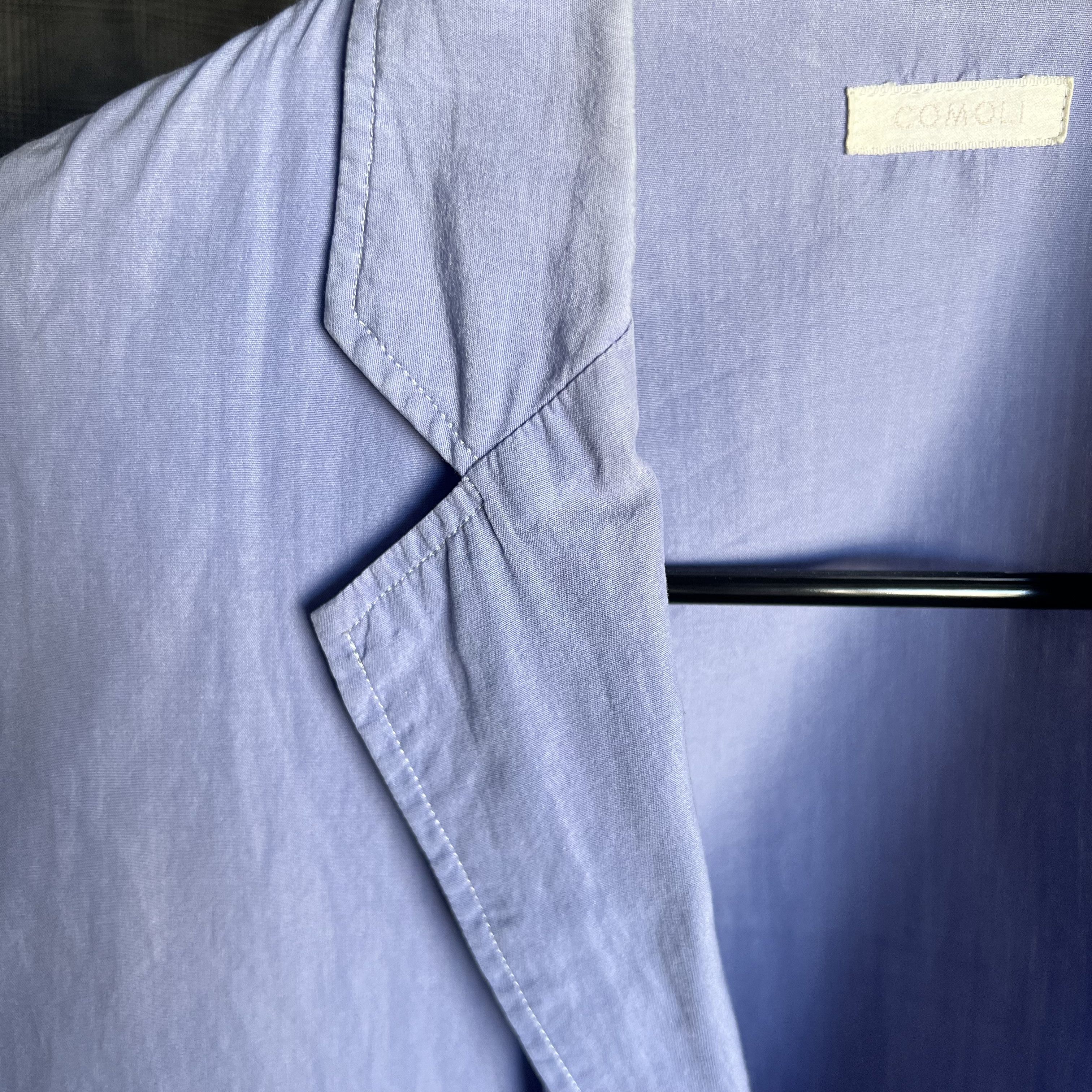 Comoli Comoli Cotton blazer / Sky blue / Sz 1 Size US S / EU 44-46 / 1 - 4 Thumbnail