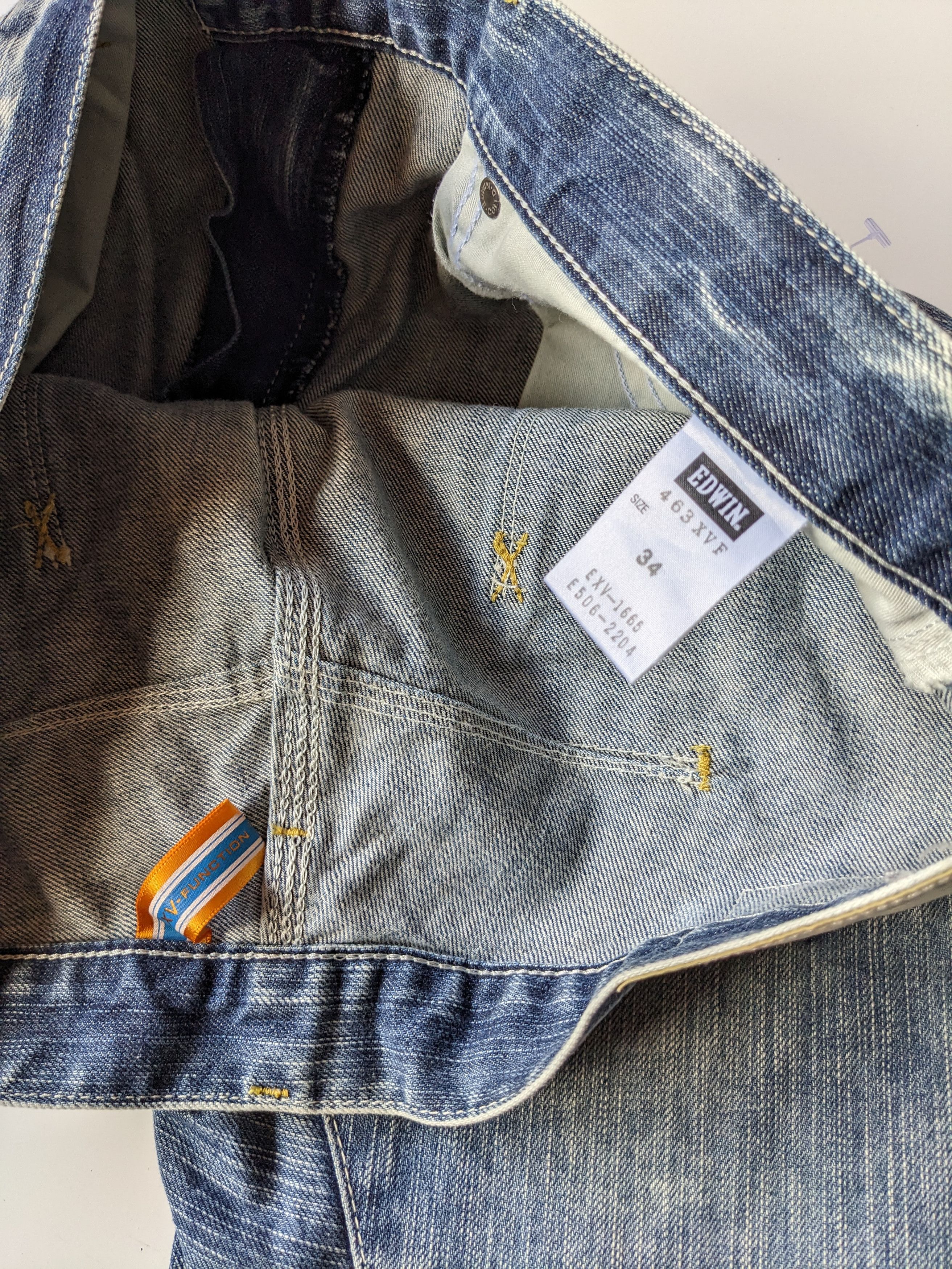Edwin EDWIN XV Function curve faded jeans Size US 35 - 9 Thumbnail