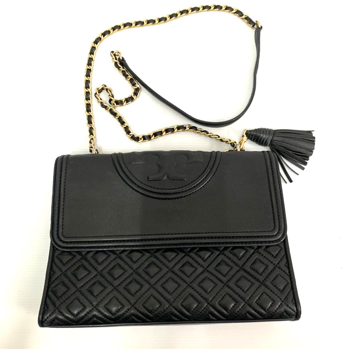 Tory Burch Tory Burch Leather Chain Shoulder Bag Size ONE SIZE - 2 Thumbnail