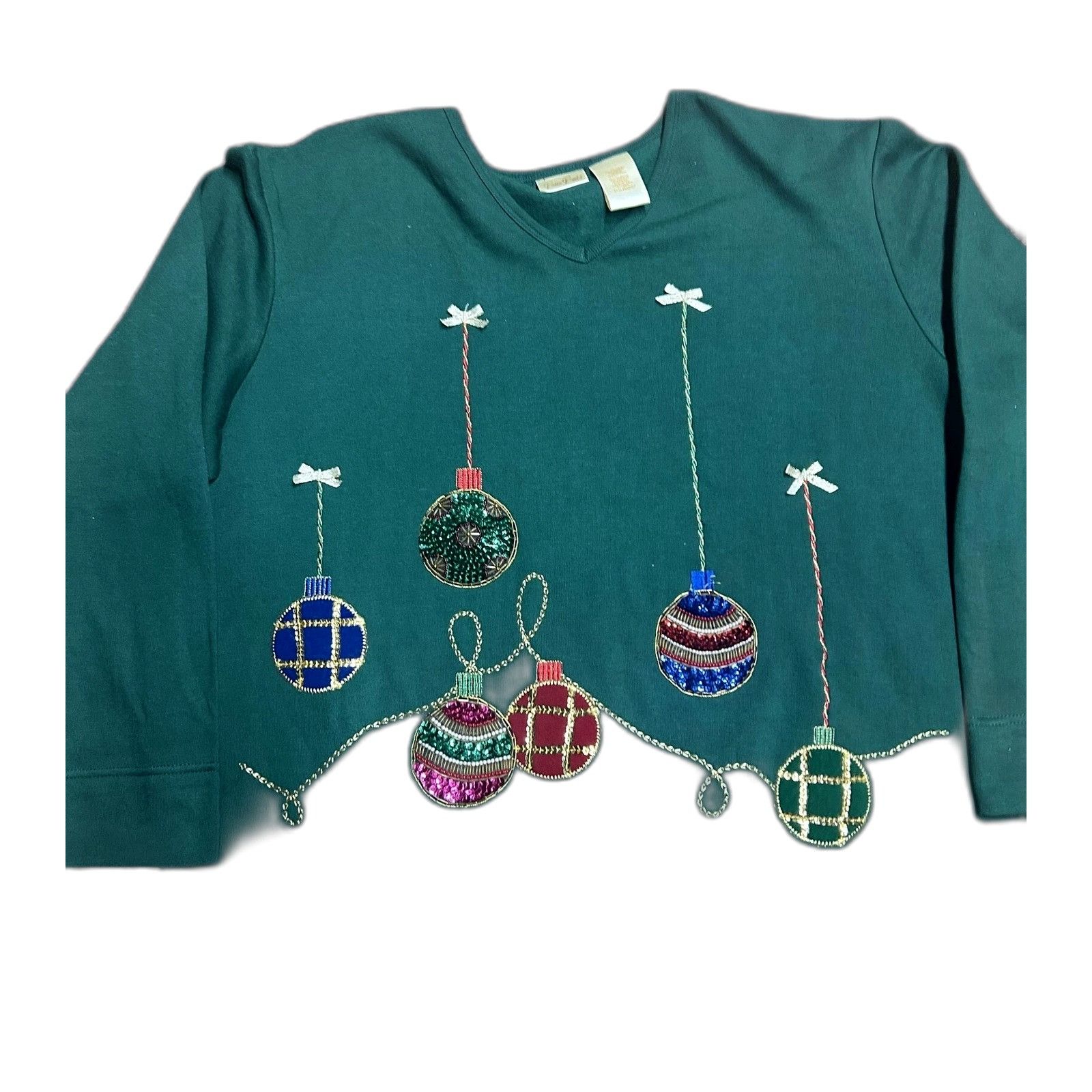 Bobbies Vintage Women Grandma Sweater Bobbie Brooks Holiday Jingle B Size US XXL / EU 58 / 5 - 2 Thumbnail