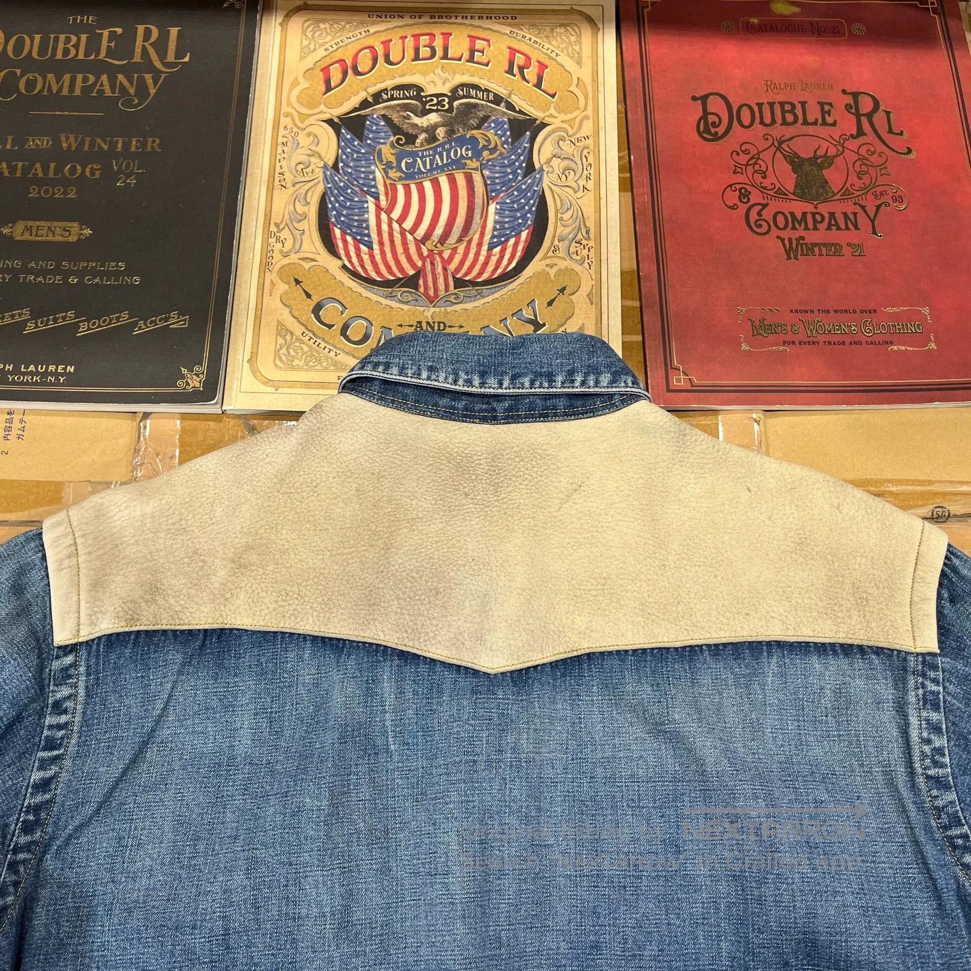 RRL Ralph Lauren RRL Western Denim Shirt by Ralph Lauren. Size US M / EU 48-50 / 2 - 7 Thumbnail