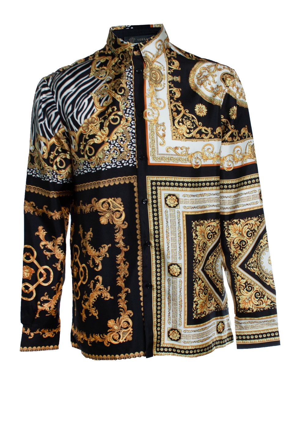 Versace Versace, Medusa baroc print shirt Size US S / EU 44-46 / 1 - 1 Thumbnail