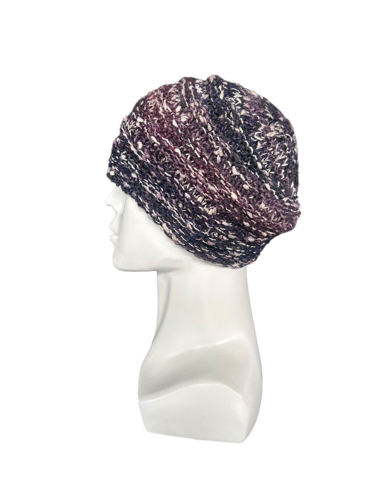Japanese Brand × Kapital × Vintage Crochet Knitted handmade Beanie Hats ☠️☠️ Size ONE SIZE - 2 Thumbnail