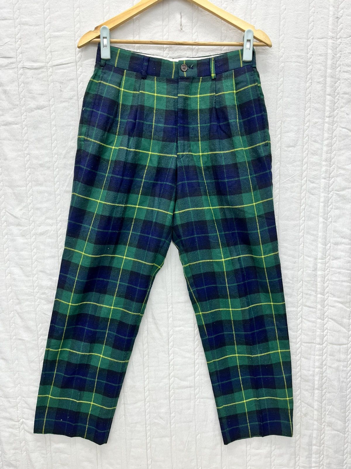 Beams Plus × Japanese Brand ARCHIVE🔥BEAMS WOOL TARTANS PANTS Size 27" / US 4 / IT 40 - 1 Thumbnail