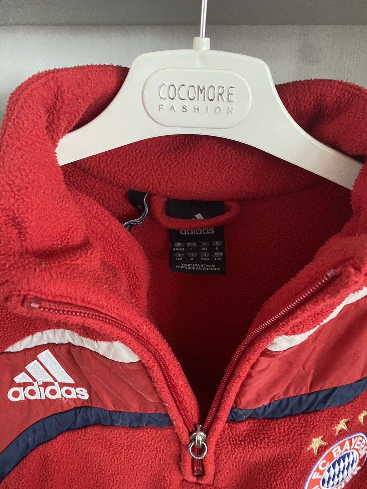 Adidas Vintage Adidas Bayern Munich Fleece Sweatshirt Football Y2K Size US L / EU 52-54 / 3 - 6 Thumbnail