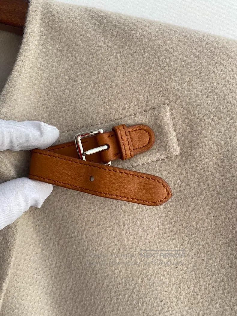 Hermes Hermes Beige Short Cashmere Top Size XXS / US 00 / IT 34 - 8 Thumbnail