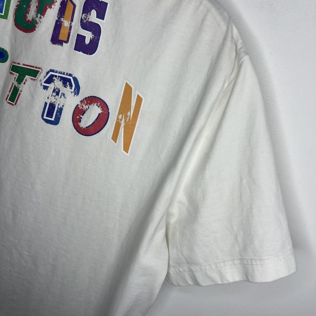 Louis Vuitton × NBA Louis Vuitton NBA White Logo T-Shirt Size US M / EU 48-50 / 2 - 12 Thumbnail