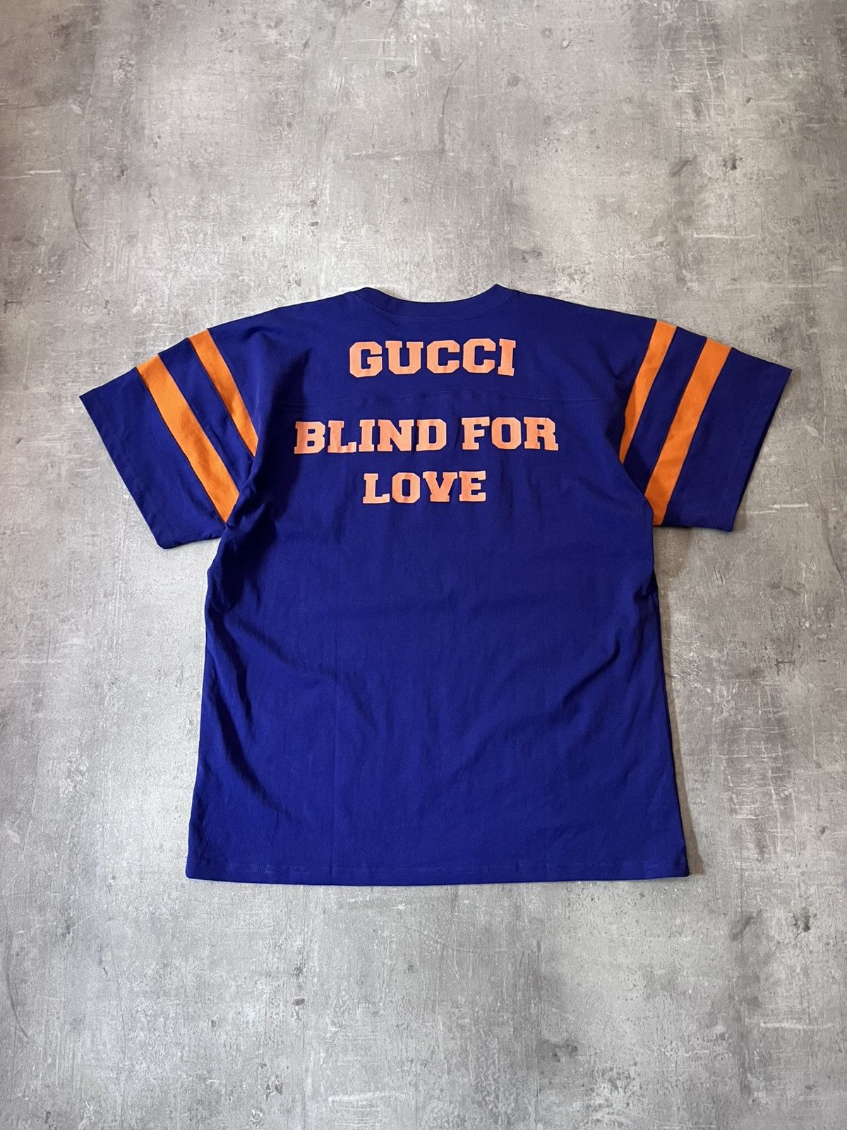 Gucci Gucci 25 Eschatology Blind For Love purple blue T-shirt Size US L / EU 52-54 / 3 - 2 Thumbnail
