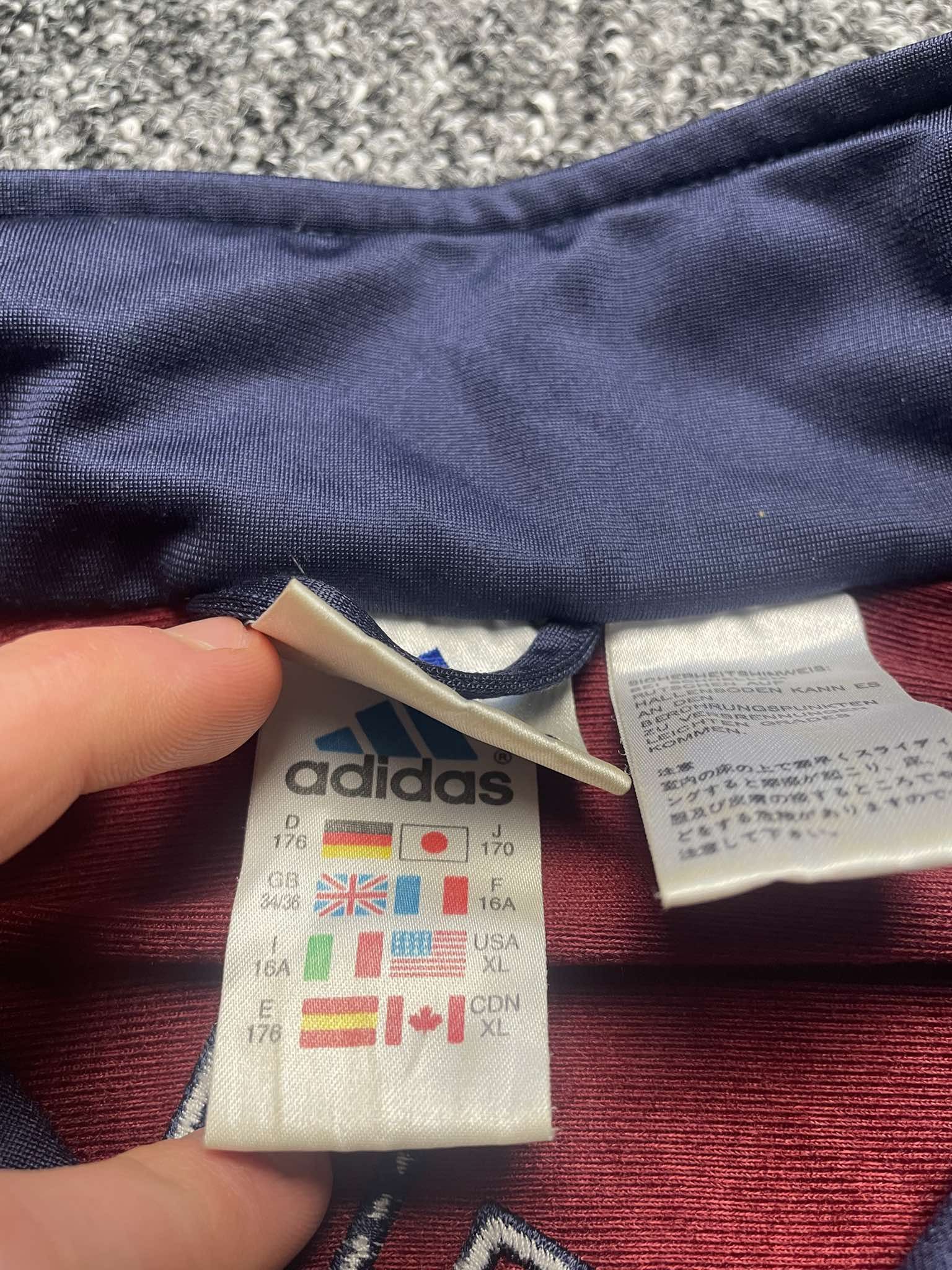 Adidas × Vintage Vintage retro zip-up sweatshirt tracksuit Adidas logo 90s Size US XL / EU 56 / 4 - 7 Thumbnail