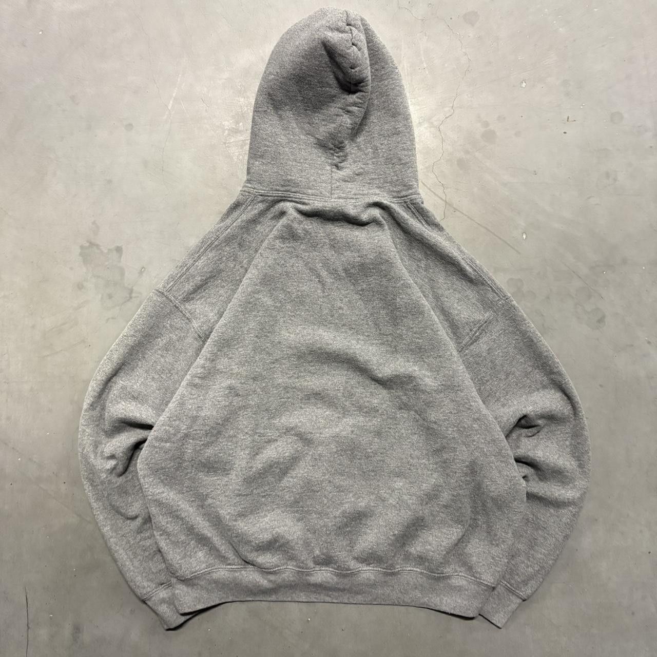 Japanese Brand × Vintage Crazy Vintage Y2K/2000s Blank Grey Quality Minimalist Essential Hoodie! Size US L / EU 52-54 / 3 - 2 Thumbnail