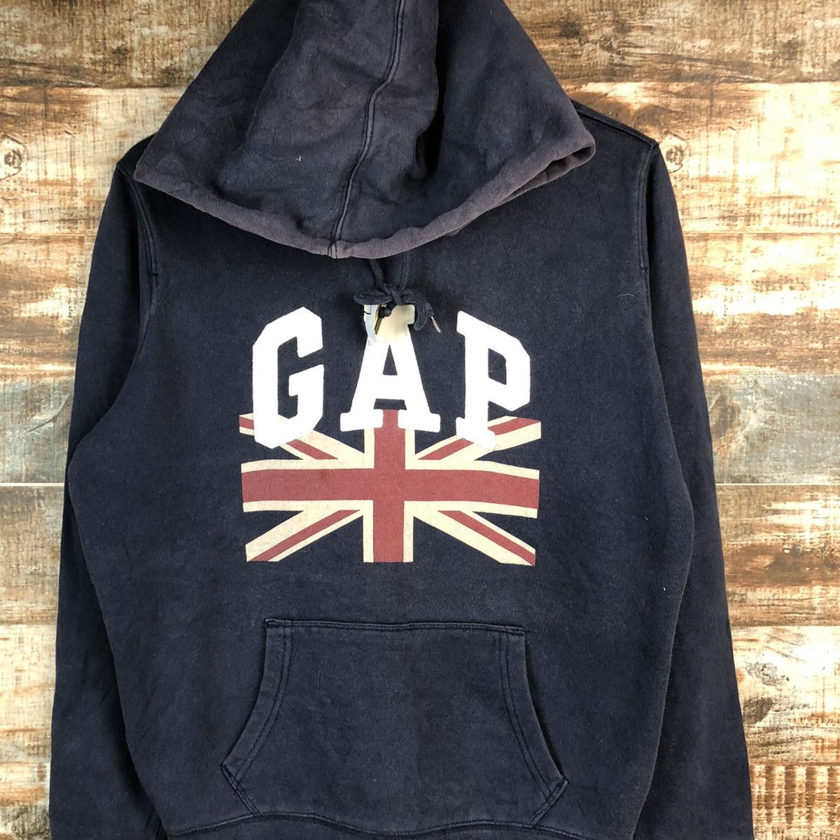 Gap Gap Britain Dark Blue faded Hoodie #A2300 Size US M / EU 48-50 / 2 - 5 Thumbnail