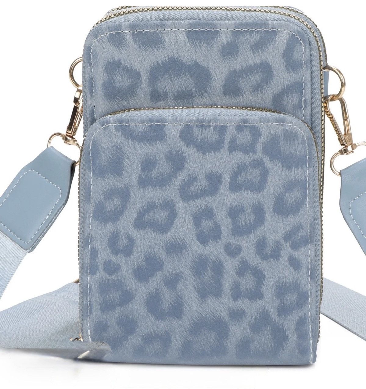 Other Leopard Print Crossbody Phone Bag with Matching Wallet Size ONE SIZE - 1 Thumbnail