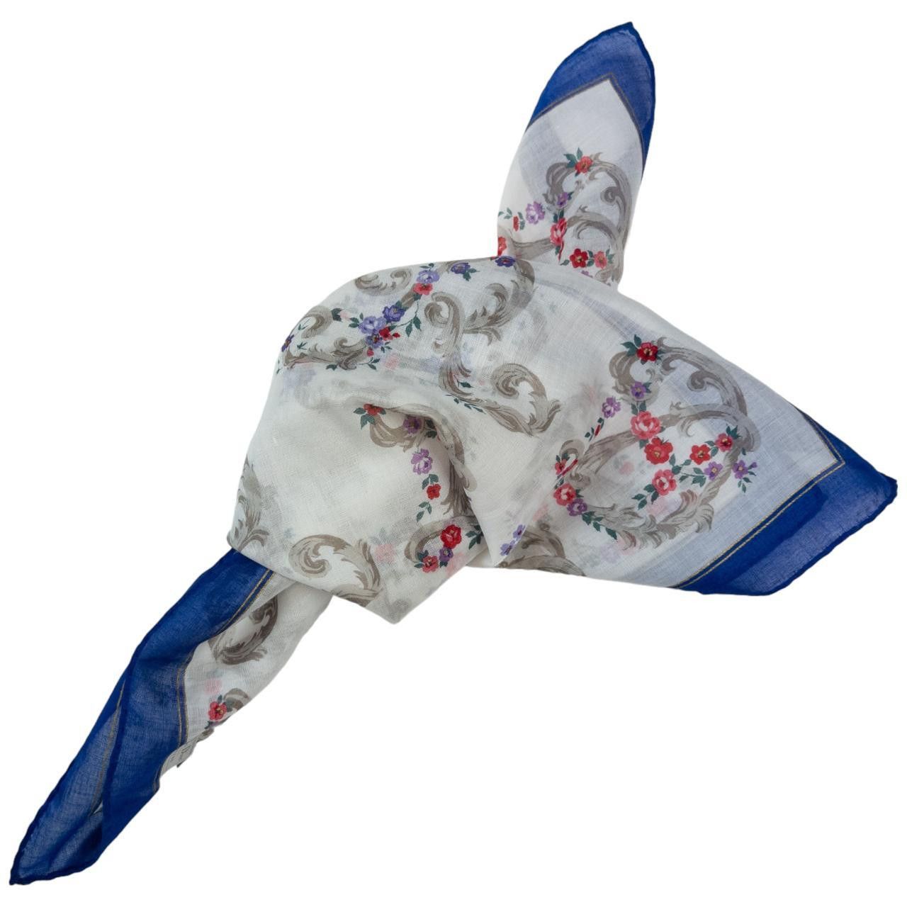 Dior Vintage Dior Floral Scarf Size ONE SIZE - 5 Thumbnail